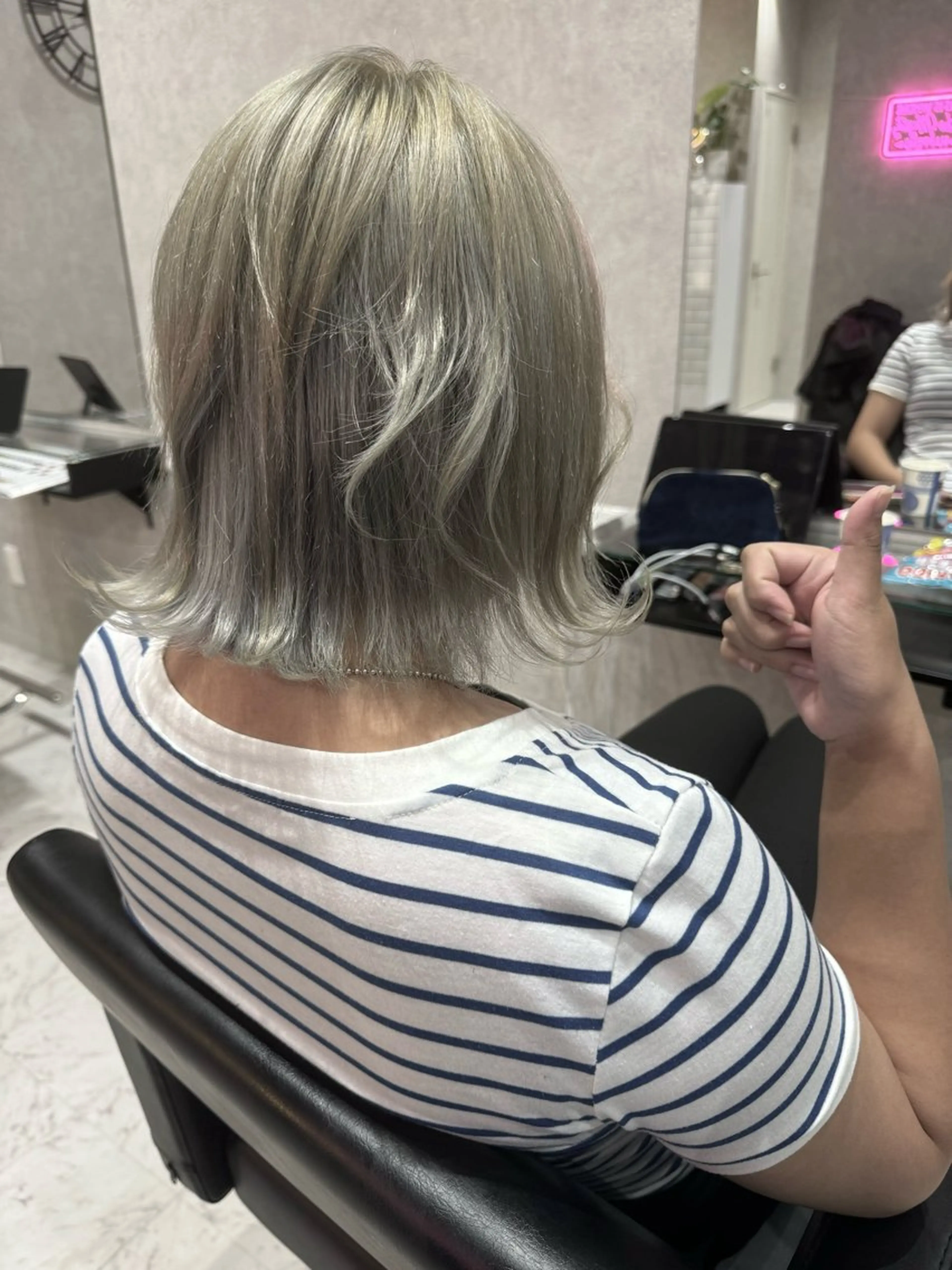 ミディアム カット ヘアカラー トリートメント 韓国ヘアー🦄ྀི オタク美容師🌈山本のヘアスタイル