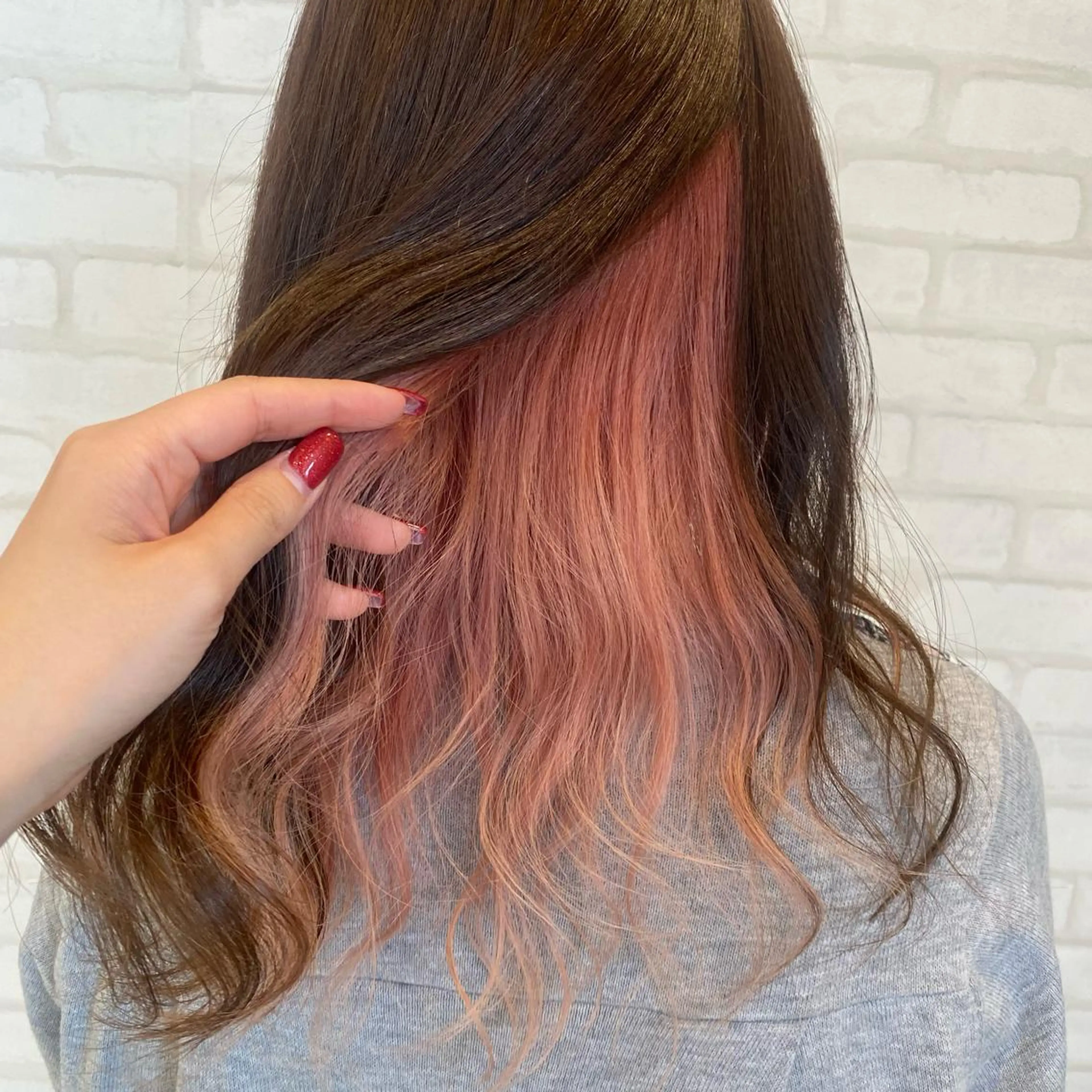 セミロング カラー カット ヘアカラー トリートメント ノンダメージサロンBonheur銀座並木通り店所属・ULTOWA/銀座 ERIのヘアスタイル