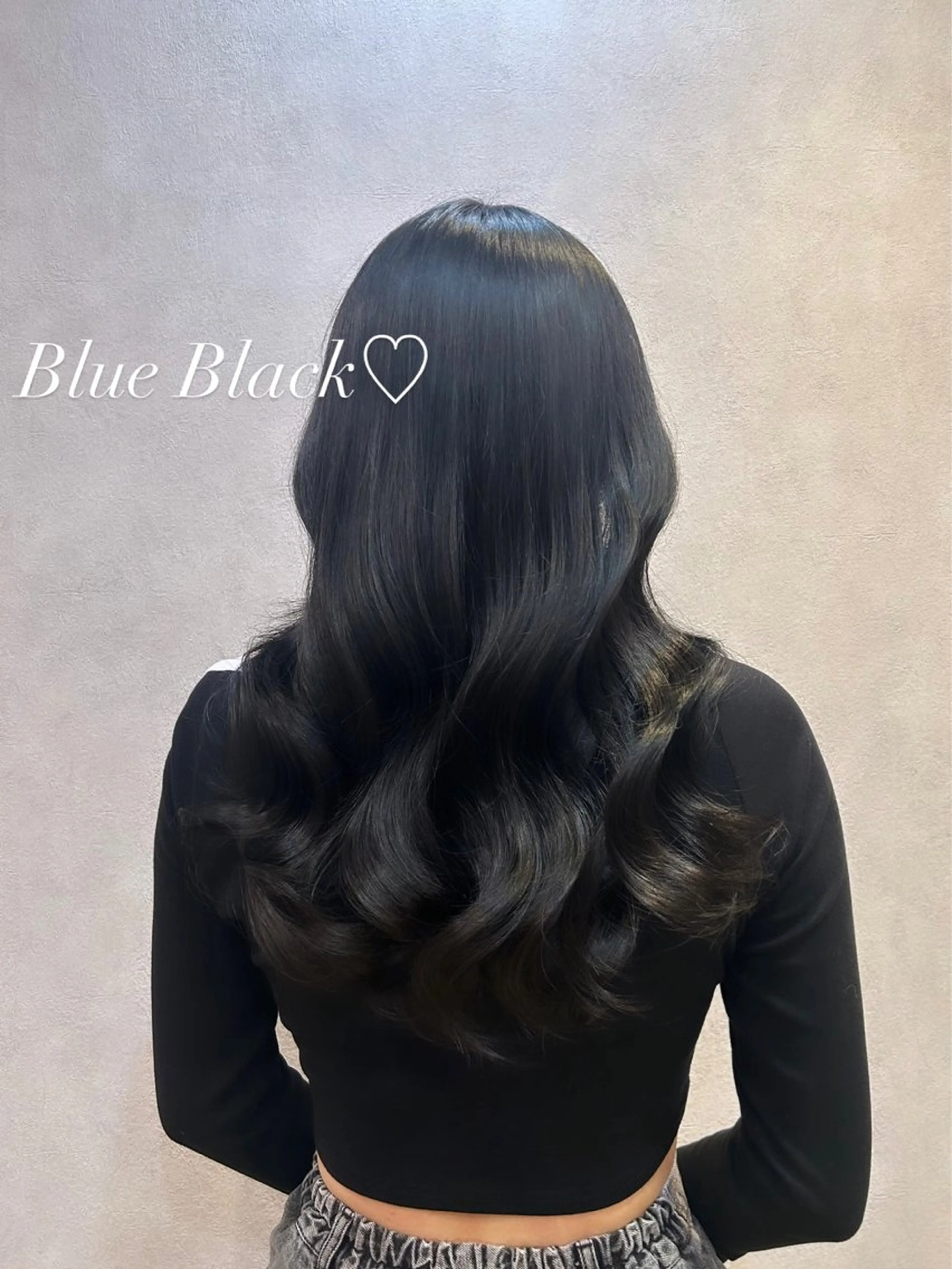 セミロング カラー ヘアアレンジ アッシュ ブルーカラー ブルーアッシュ 韓国風ヘア レイヤーカット 🩷韓国ヘア/ヨシン モリ🩷Maikaのヘアスタイル