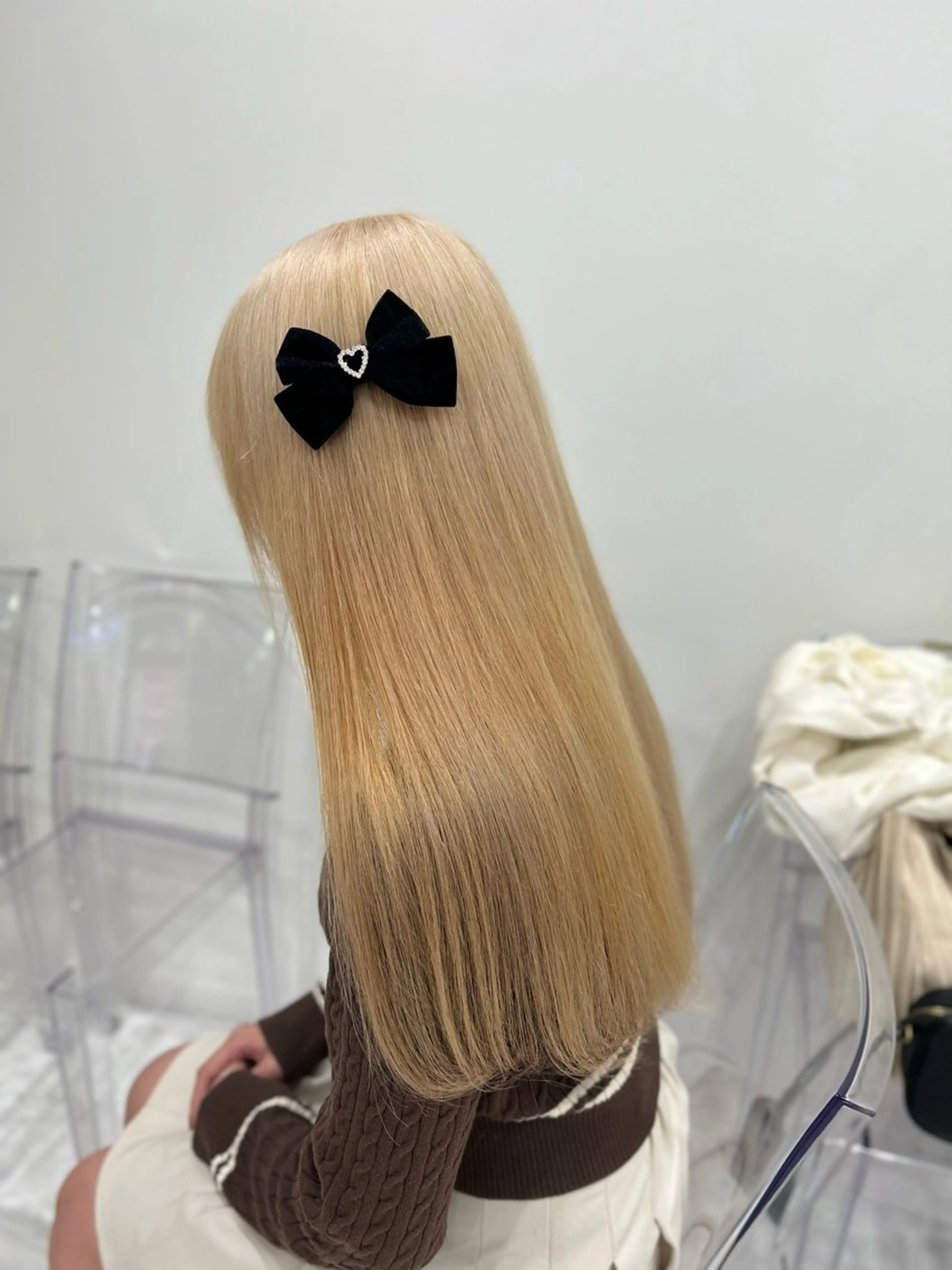 ロング ヘアカラー ヘアセット Miwa🤍ダメージ レスカラー特化🦢のヘアスタイル