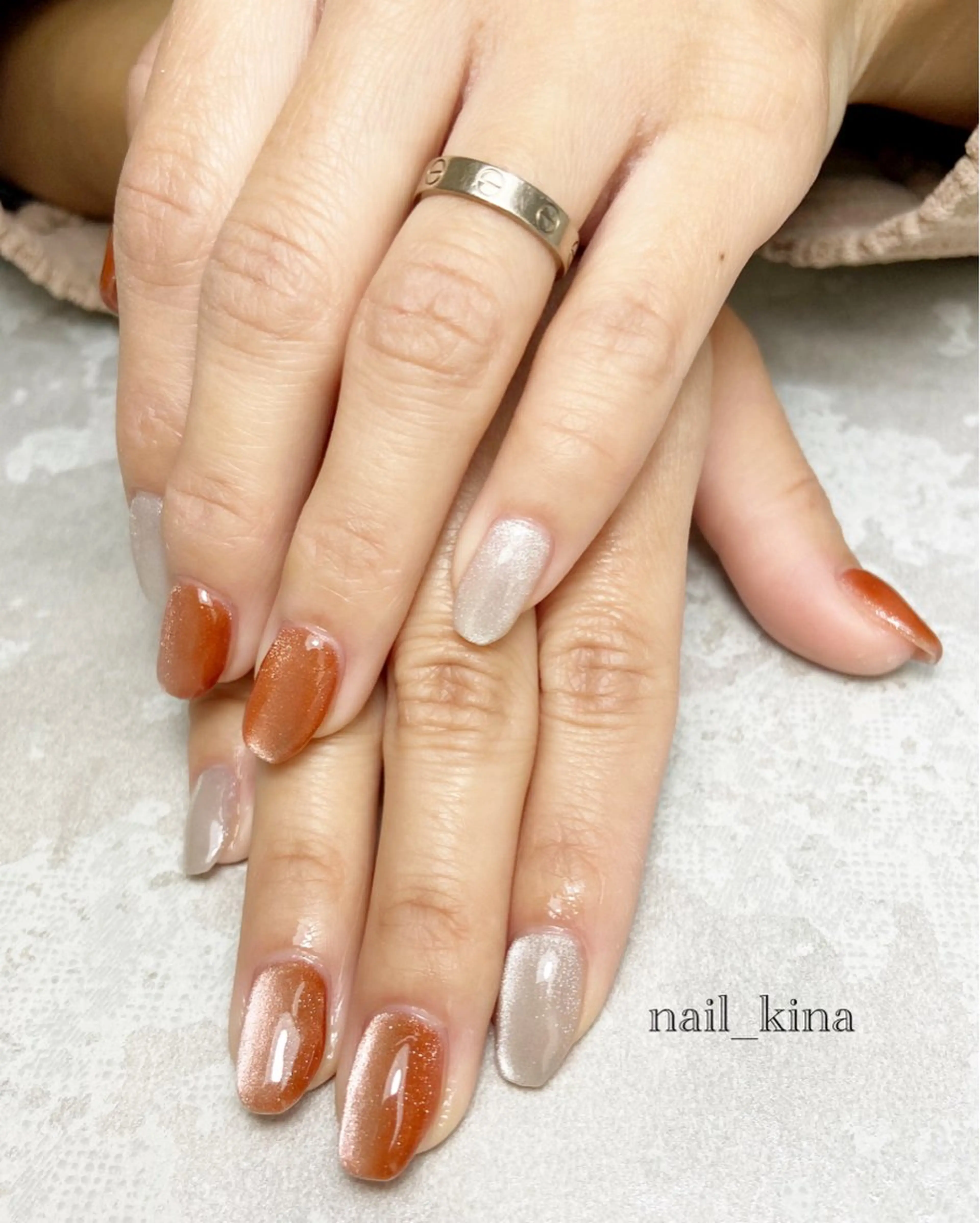 ネイル マグネットネイル nail_ kinaのネイルデザイン