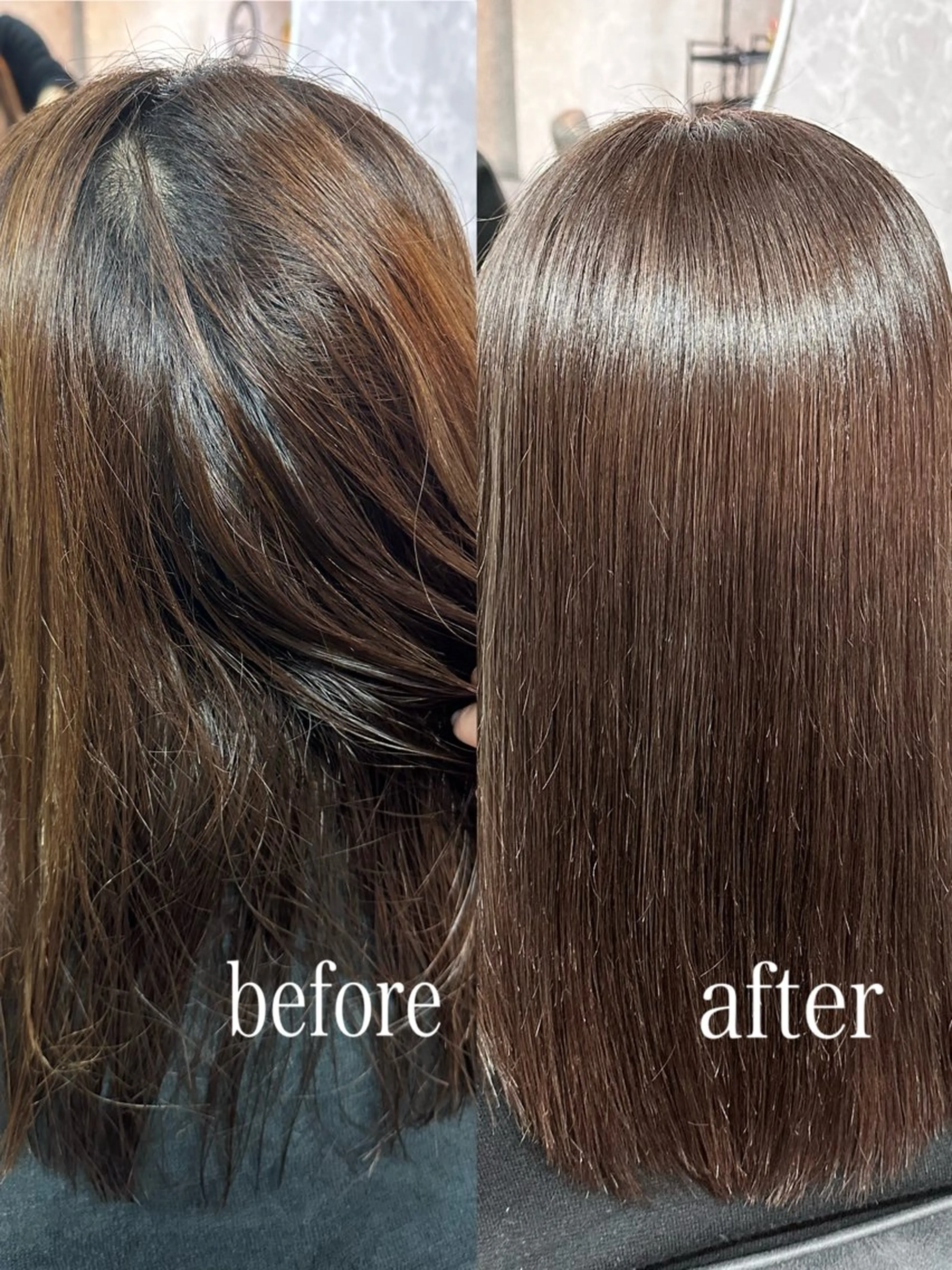 ミディアム トリートメント 横田 ひかるのヘアスタイル