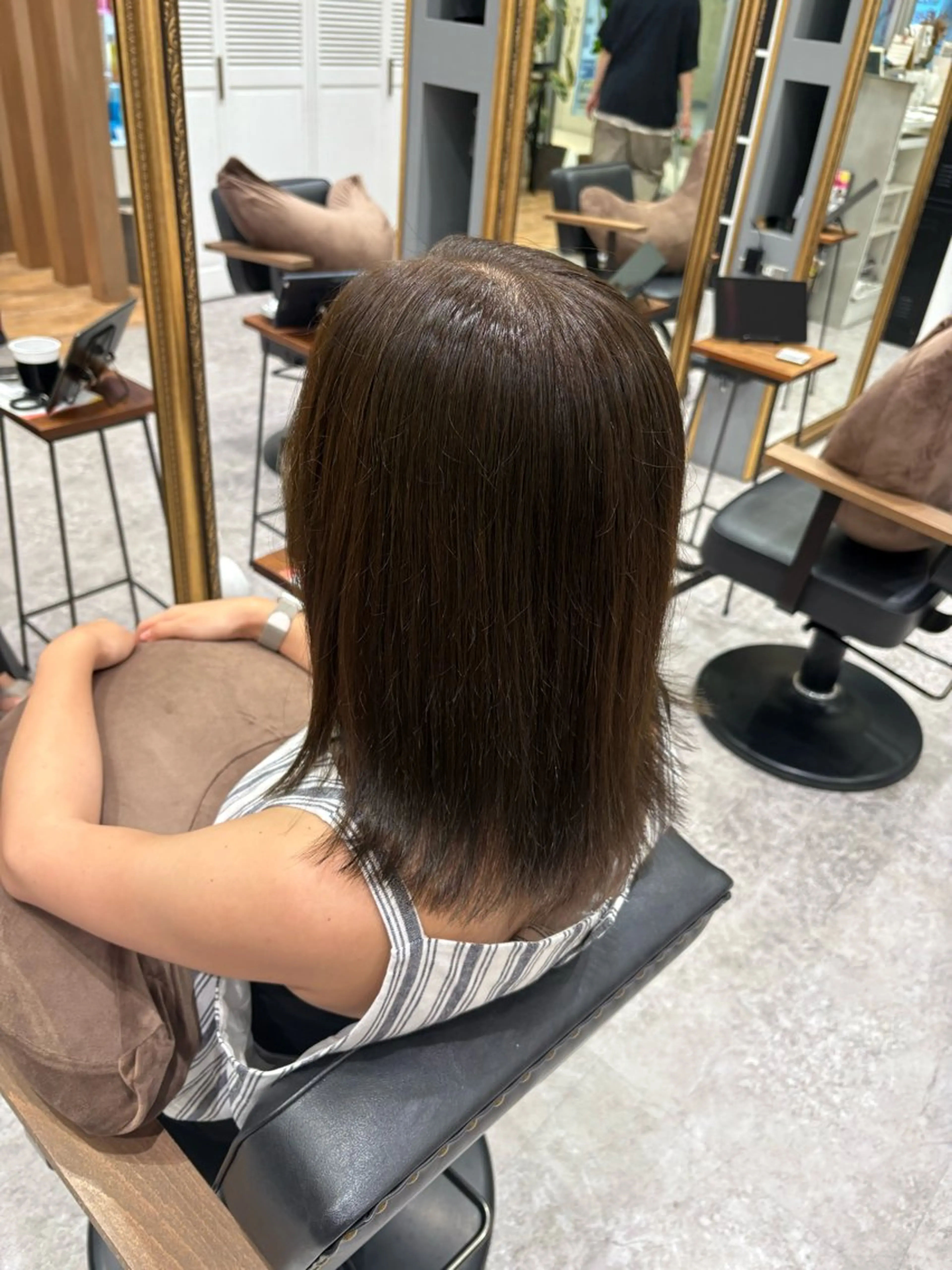 カラー ヘアカラー トリートメント 透明感カラー/モデル 募集/🎀MAI🎀のヘアスタイル