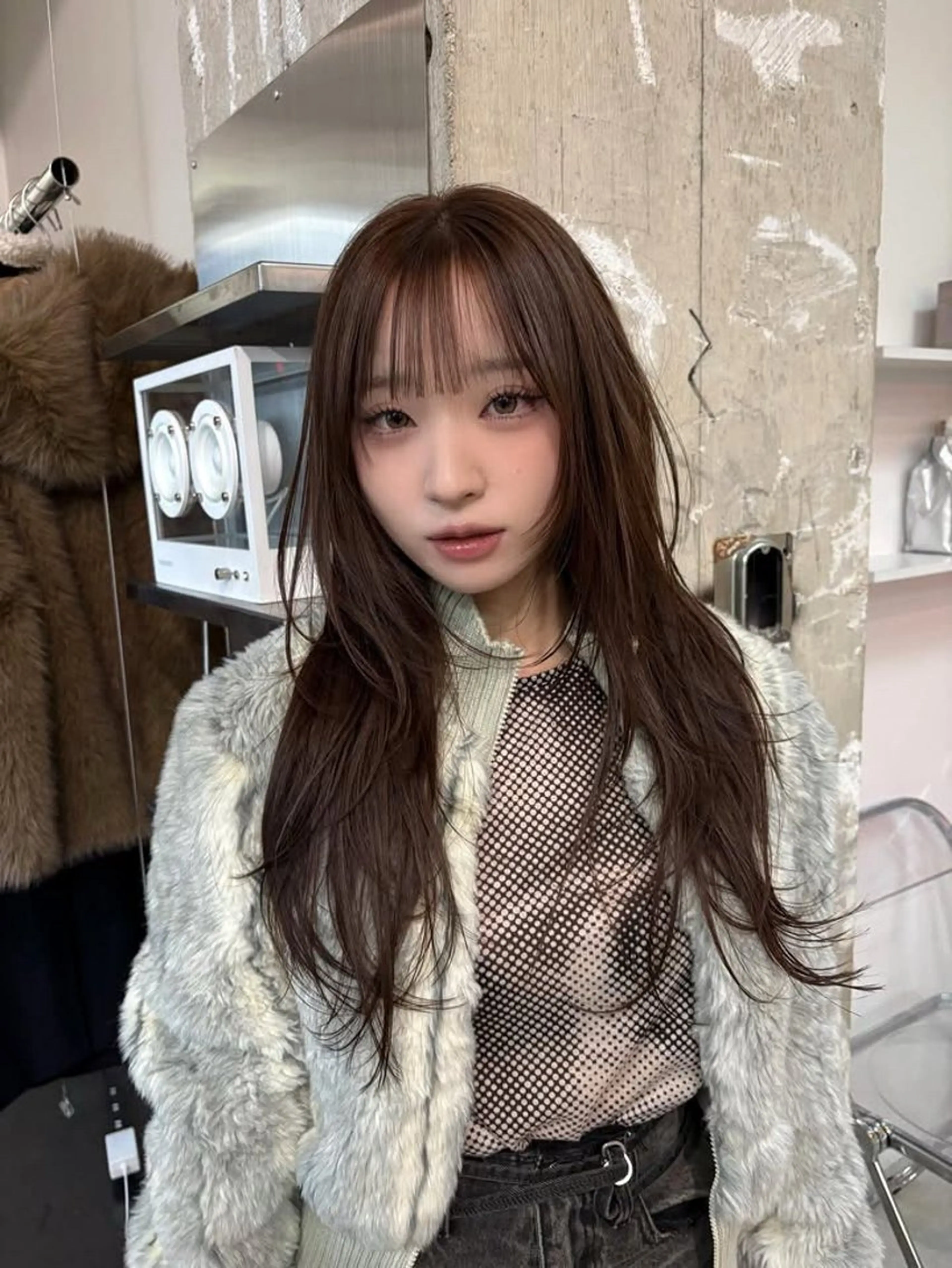ロング ヘアカラー Zoey kannaのヘアスタイル