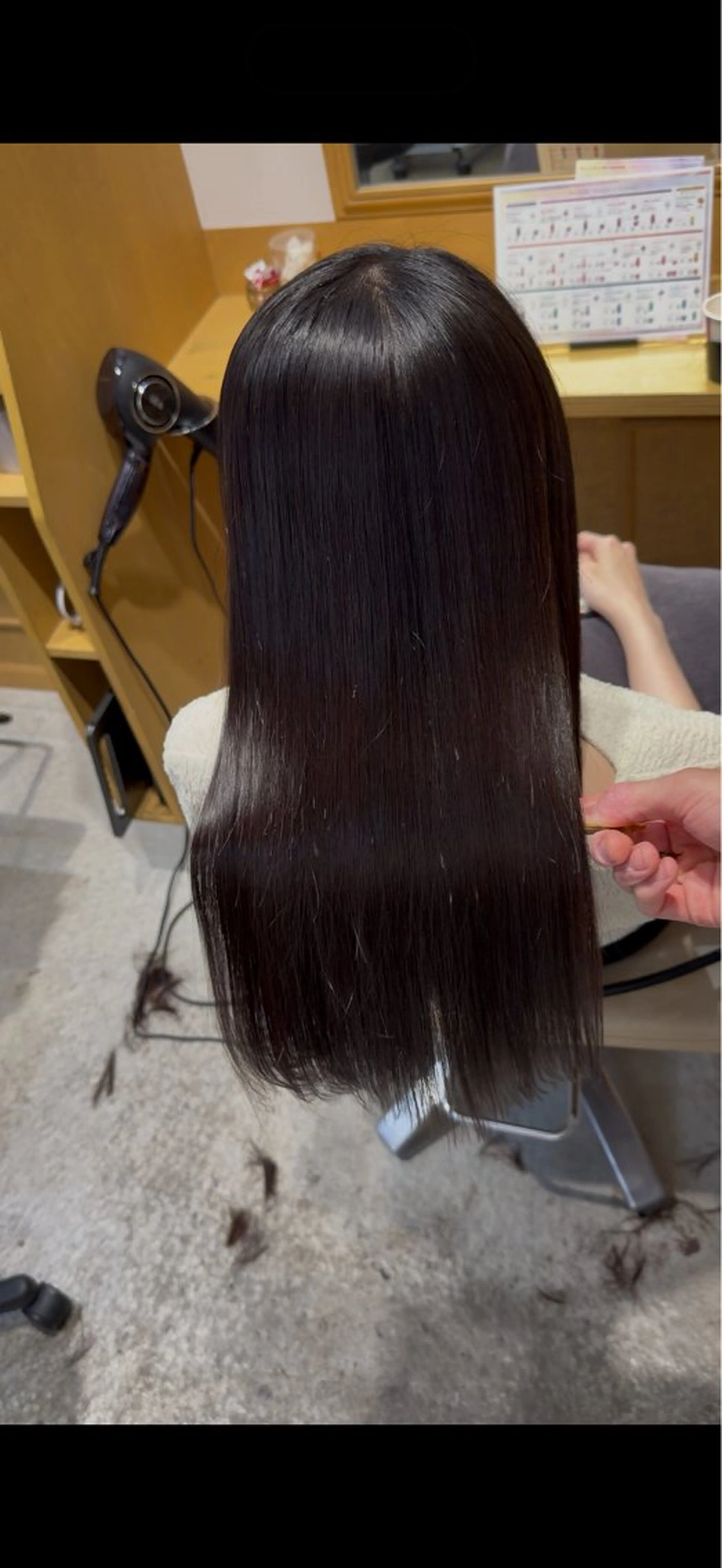 ロング カット 縮毛矯正 トリートメント 恵比寿/艶カラー/ 髪質改善/フミヤのヘアスタイル