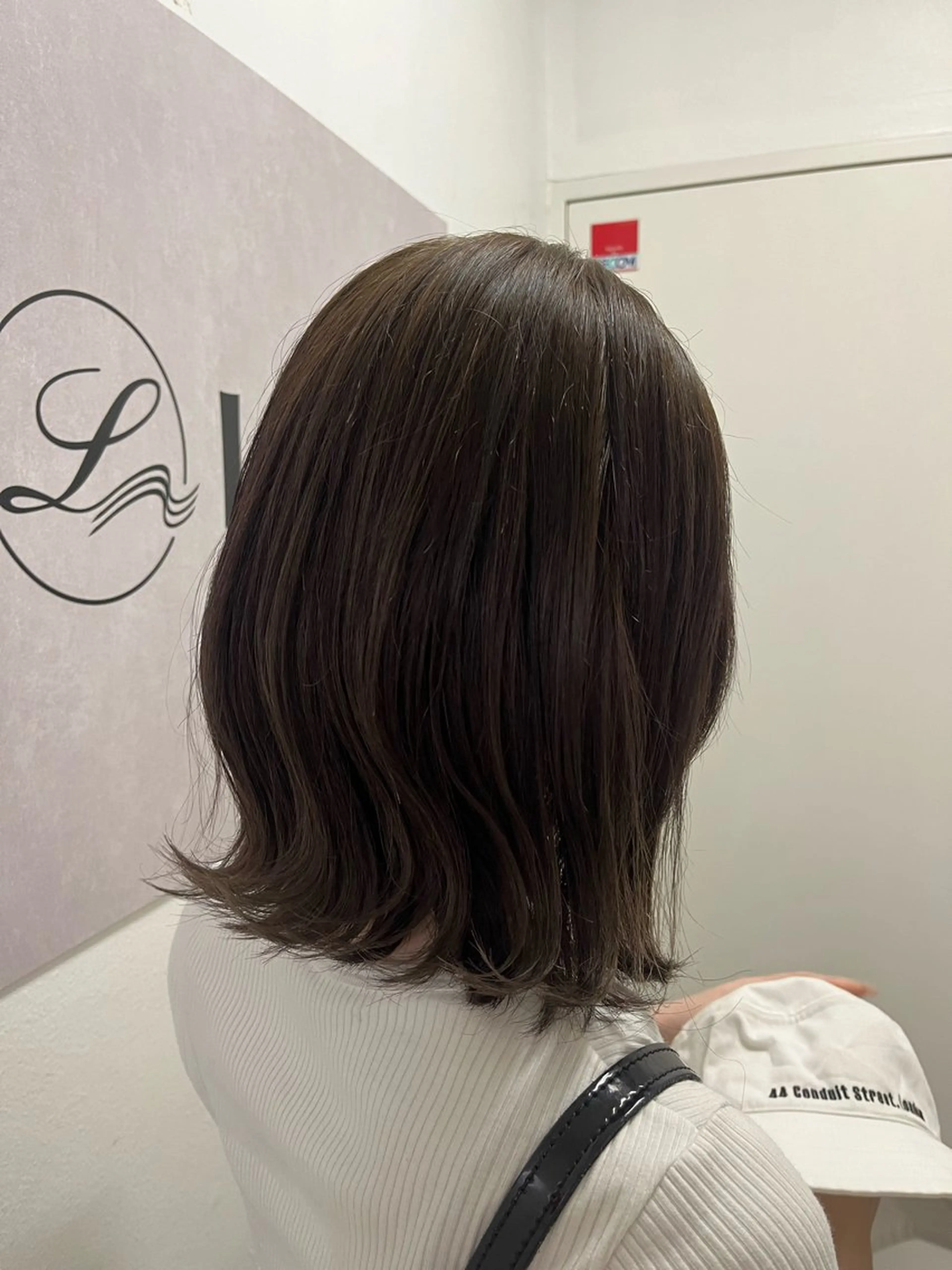 ミディアム カラー 川浪 ほほみのヘアスタイル