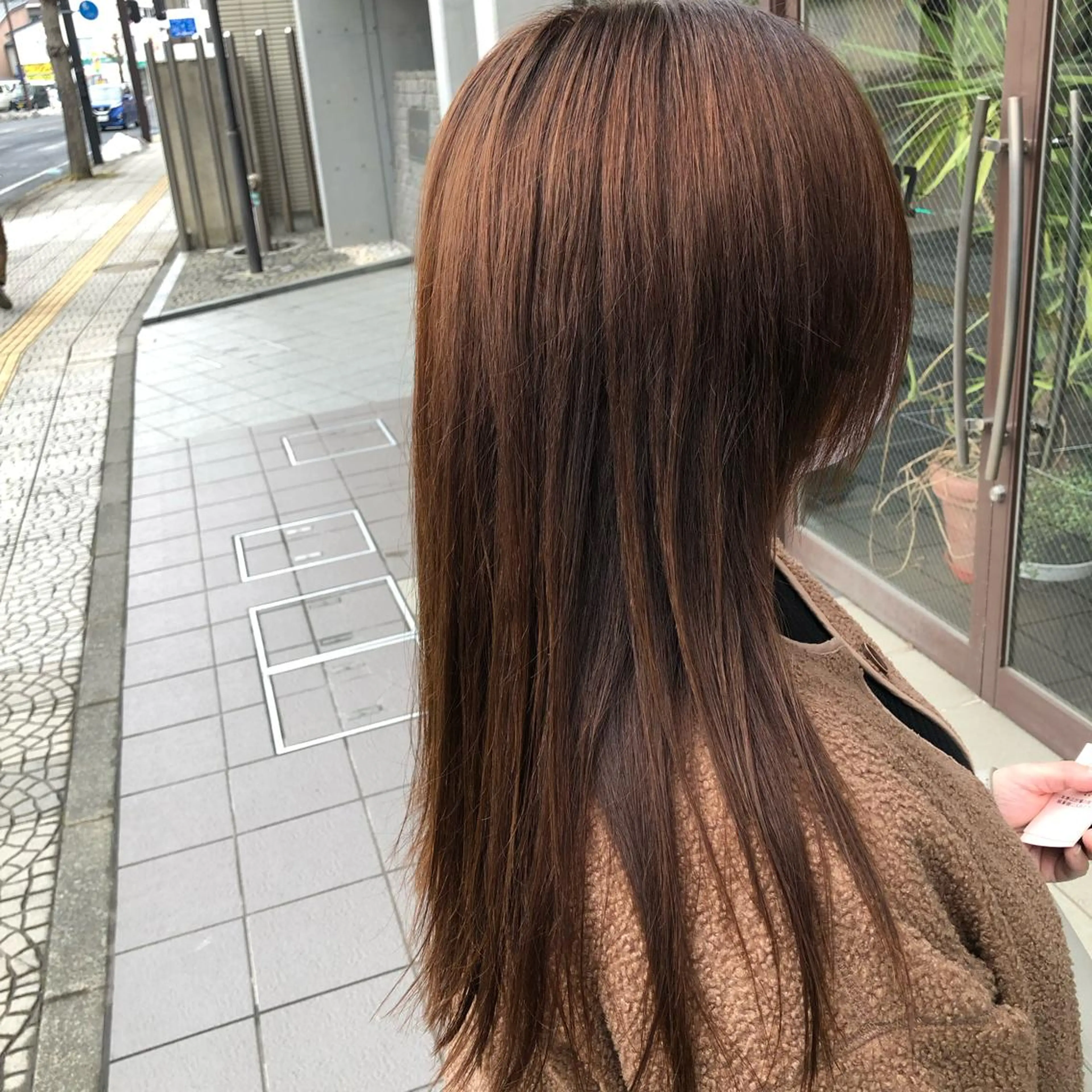 ロング カット 縮毛矯正 Log(ログ)所属・Log 坂牛匠のヘアスタイル