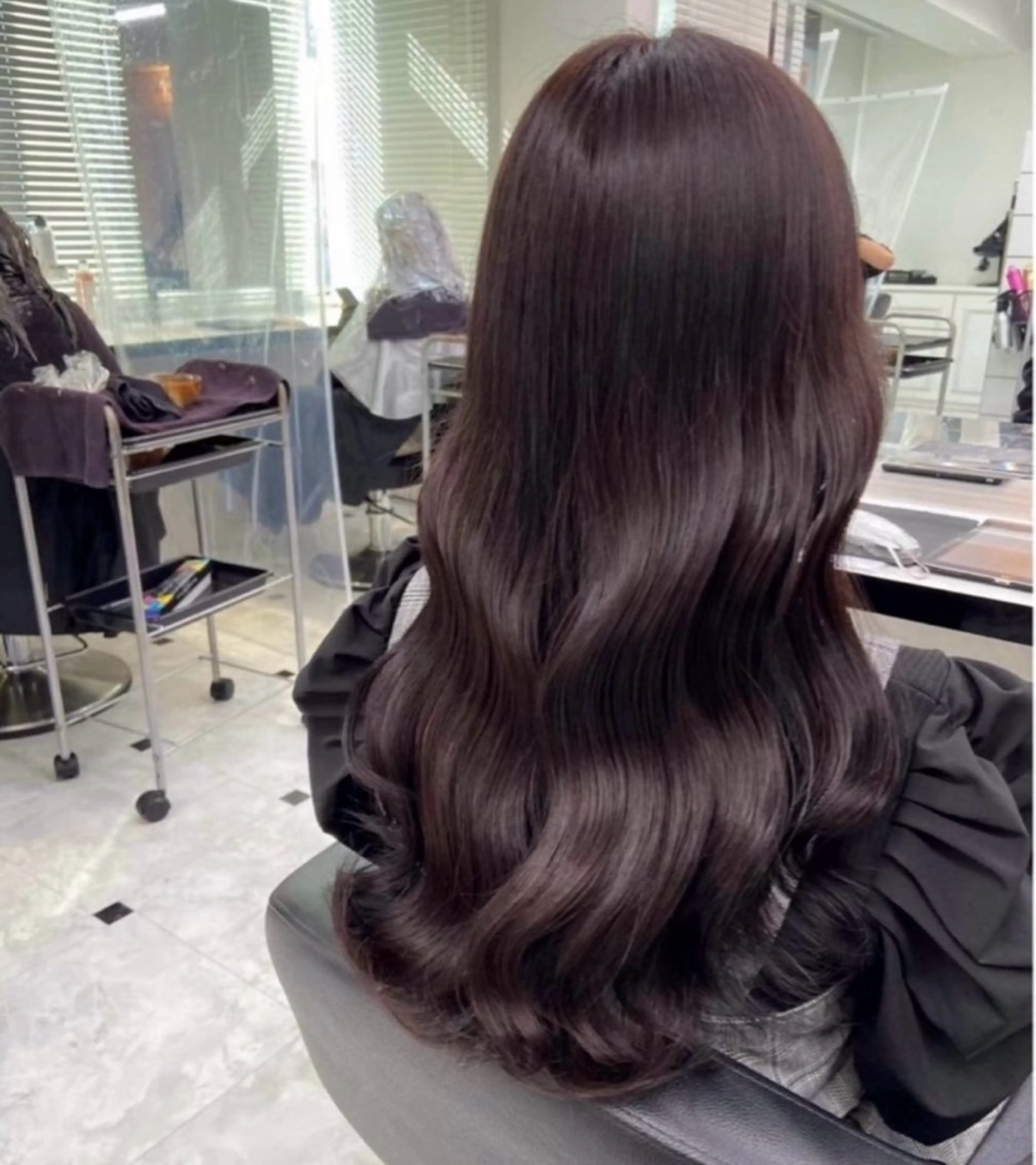 ロング ヘアカラー miku/ラベンダー 透明感カラー🪻❤︎のヘアスタイル