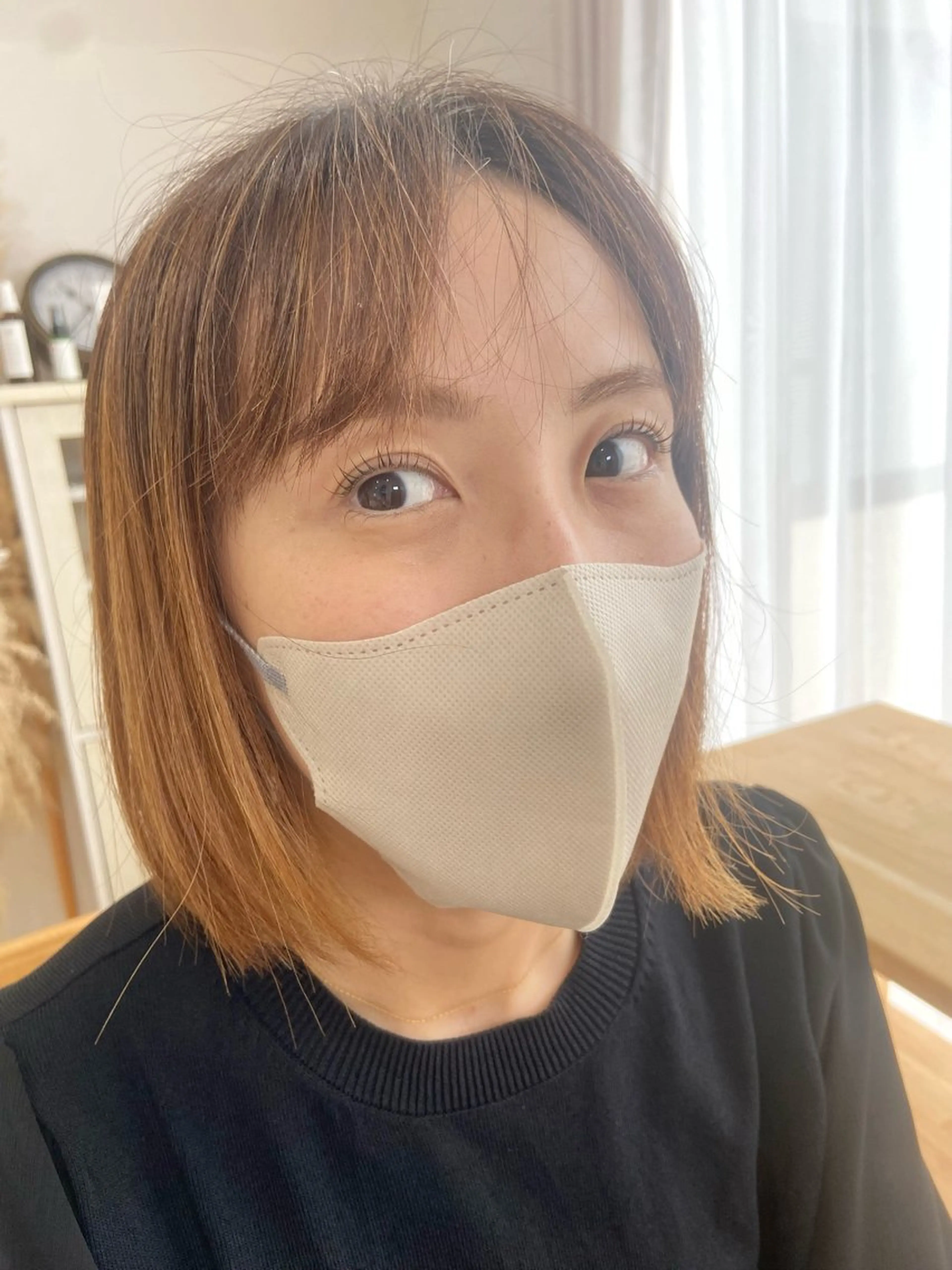 マツエク・マツパ ナチュラル 一重×まつ毛パーマ leafron所属・石川 美里のマツエク・マツパデザイン