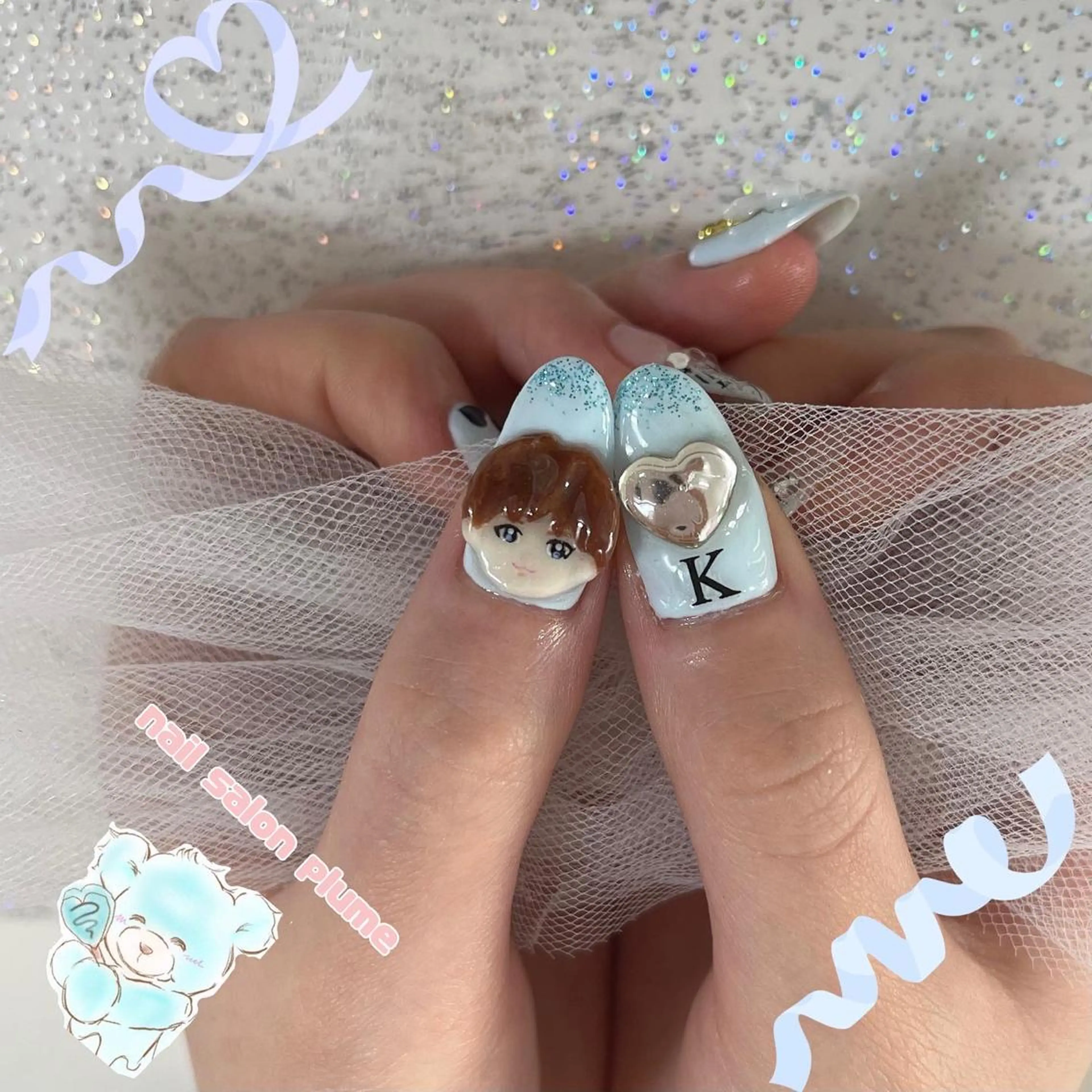 ネイル ハンドネイル plume nail ☆韓国ネイルのネイルデザイン