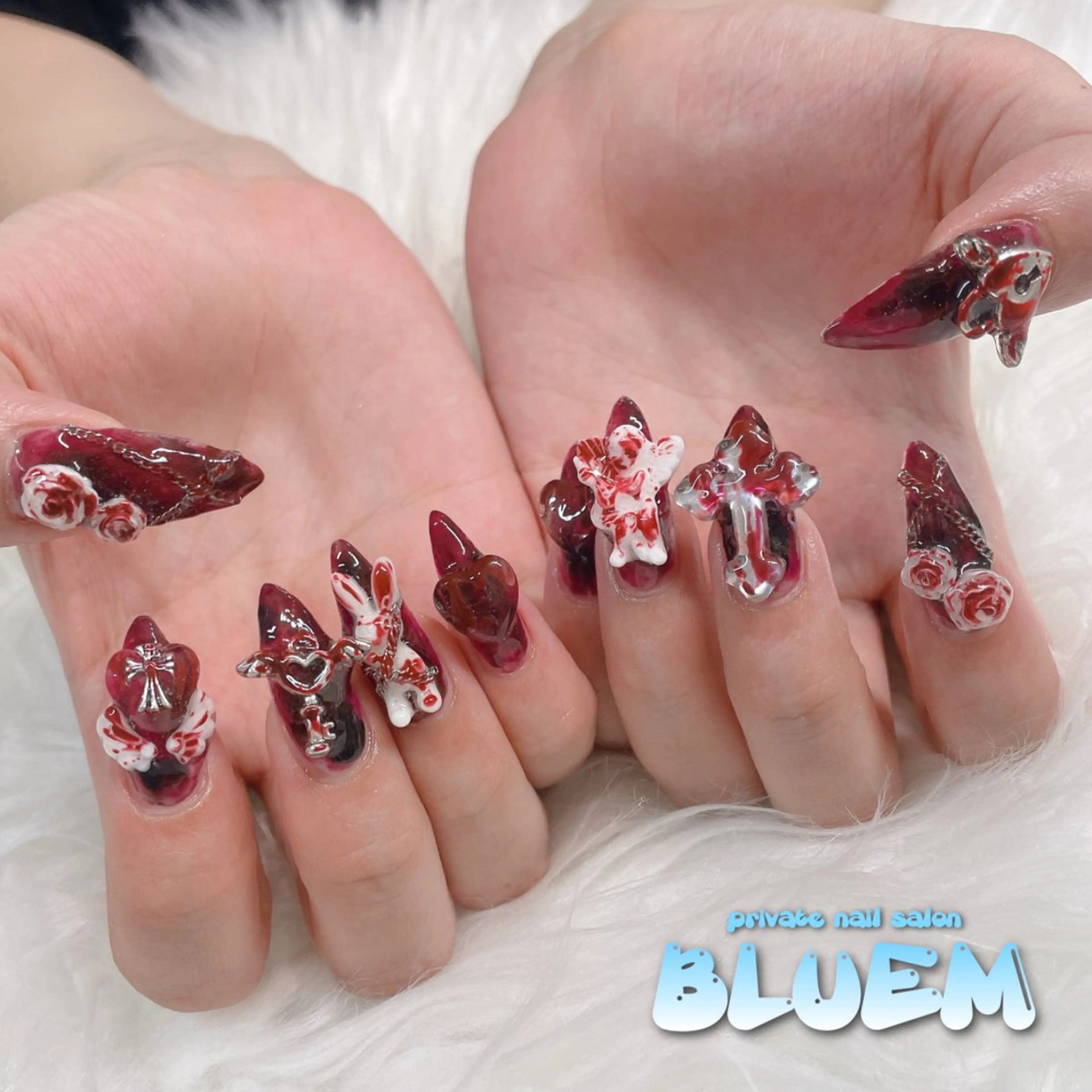 ネイル ハンドネイル BLUEM所属・BLUEM さやかのネイルデザイン