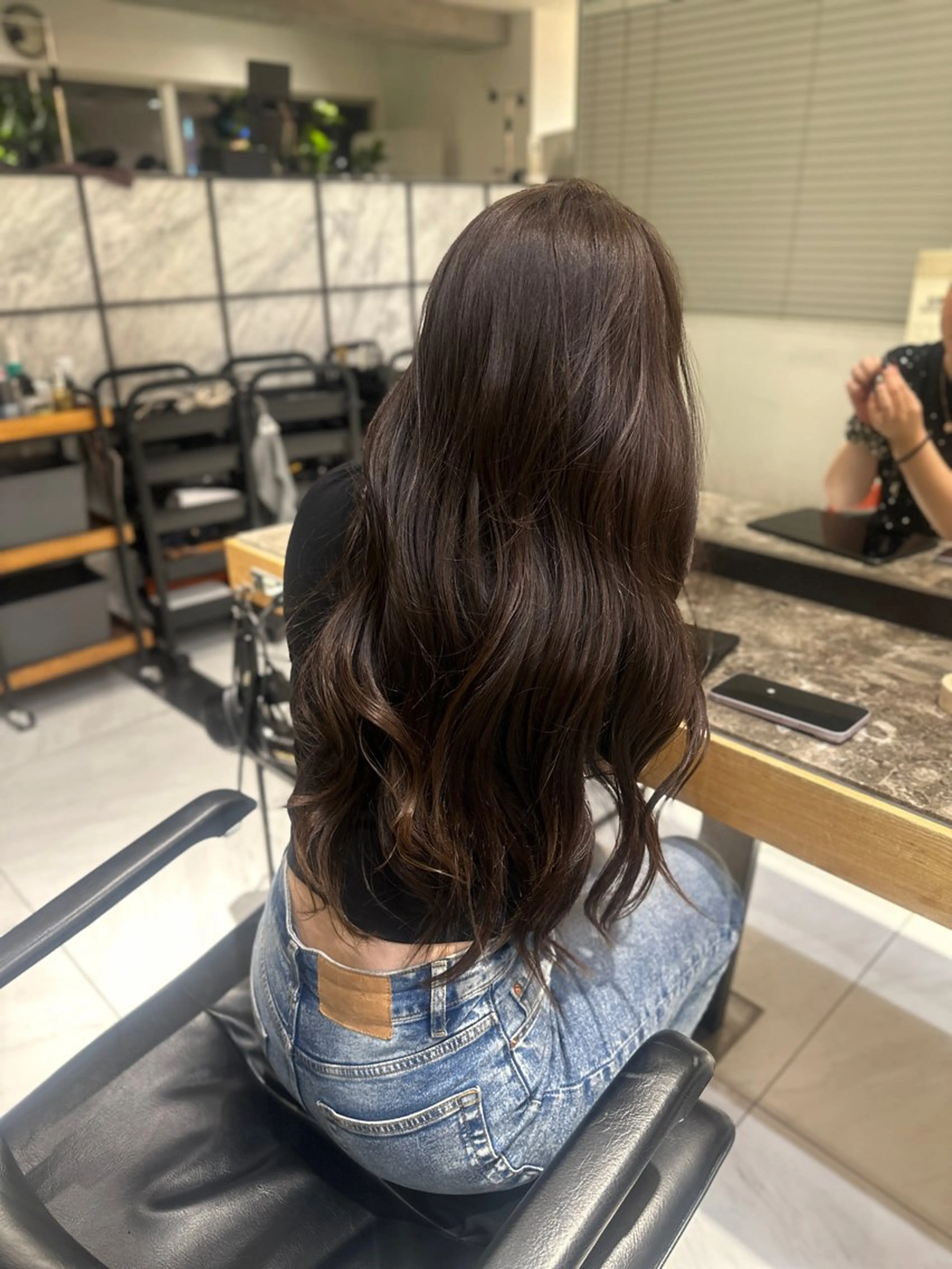 ロング 艶ブリーチ/カット kurumi🌼のヘアスタイル