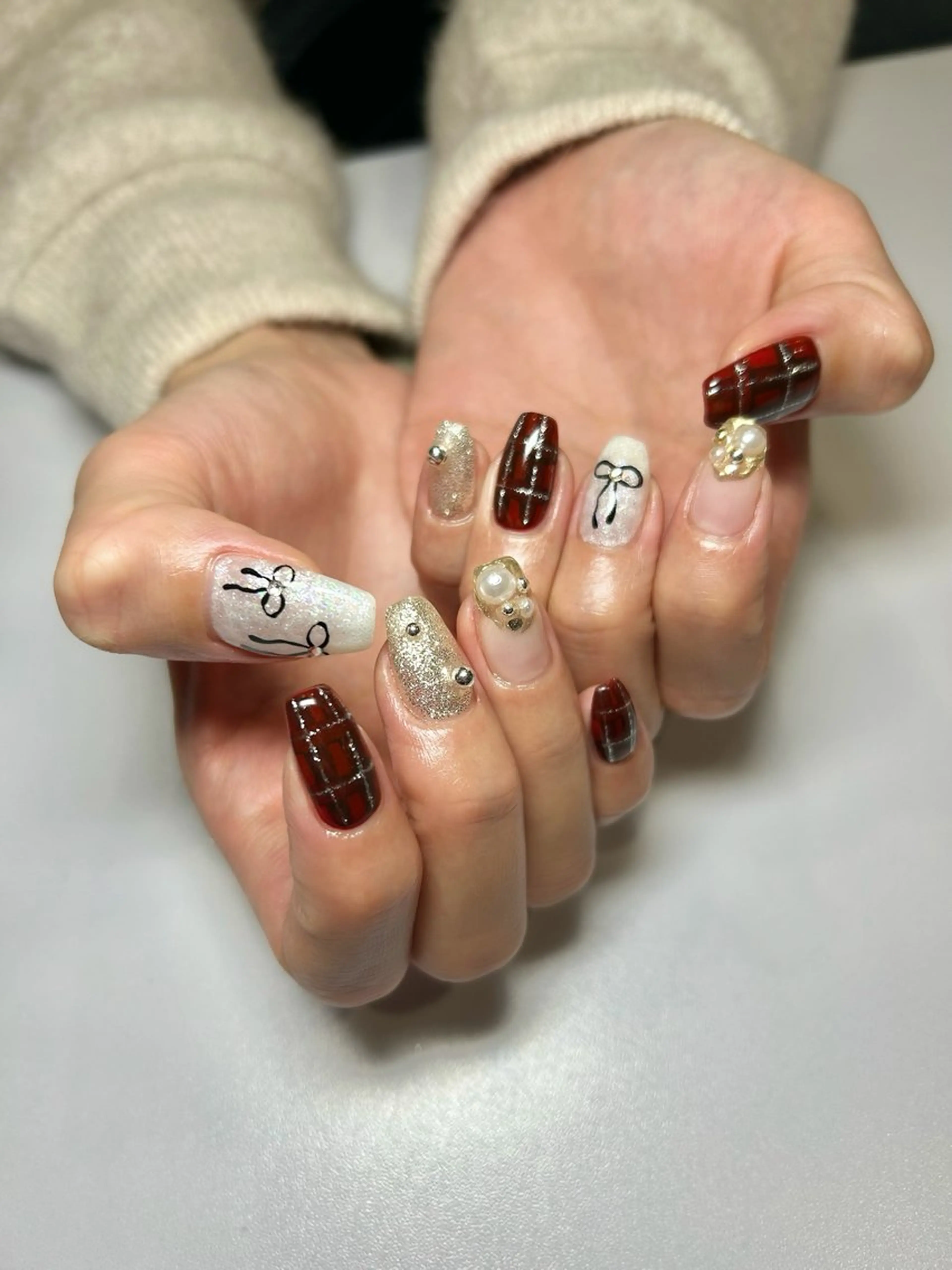ネイル 持ち込み ハンドネイル welina Miyukiのネイルデザイン