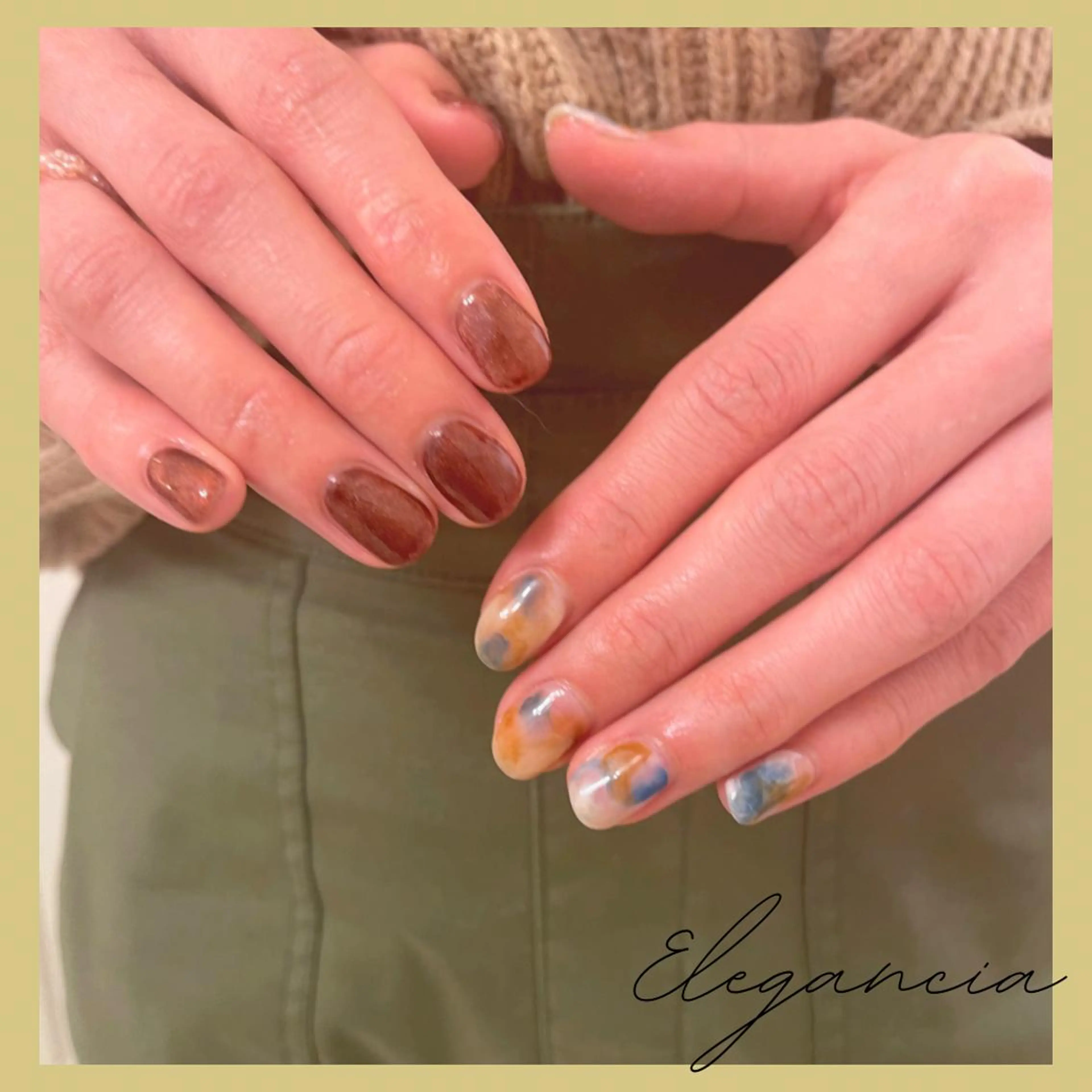カラー ネイル ハンドネイル Elegancia. Hiromiのネイルデザイン
