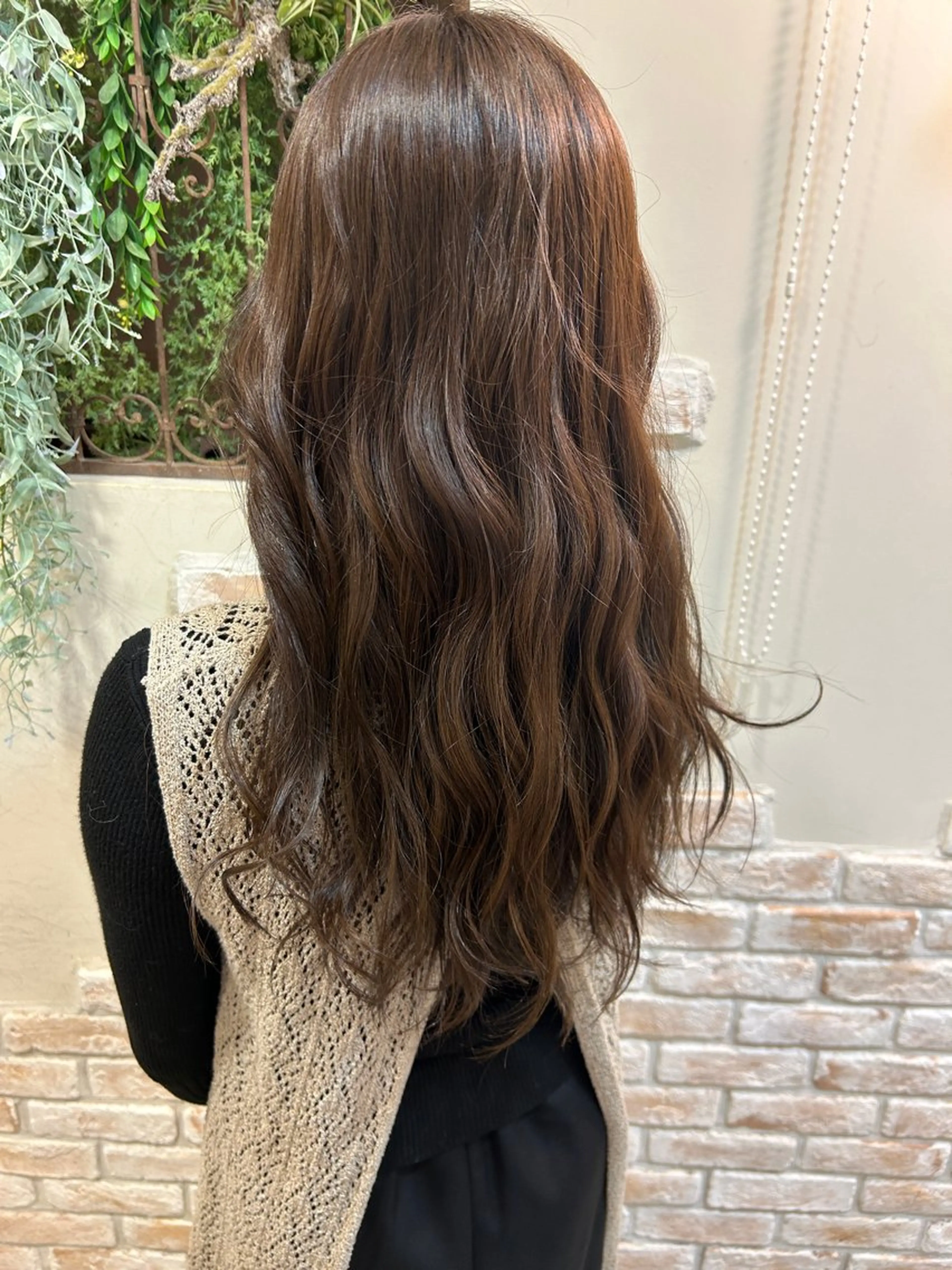 ロング カラー ヘアカラー ブリーチなしカラー 野々花🩰のヘアスタイル
