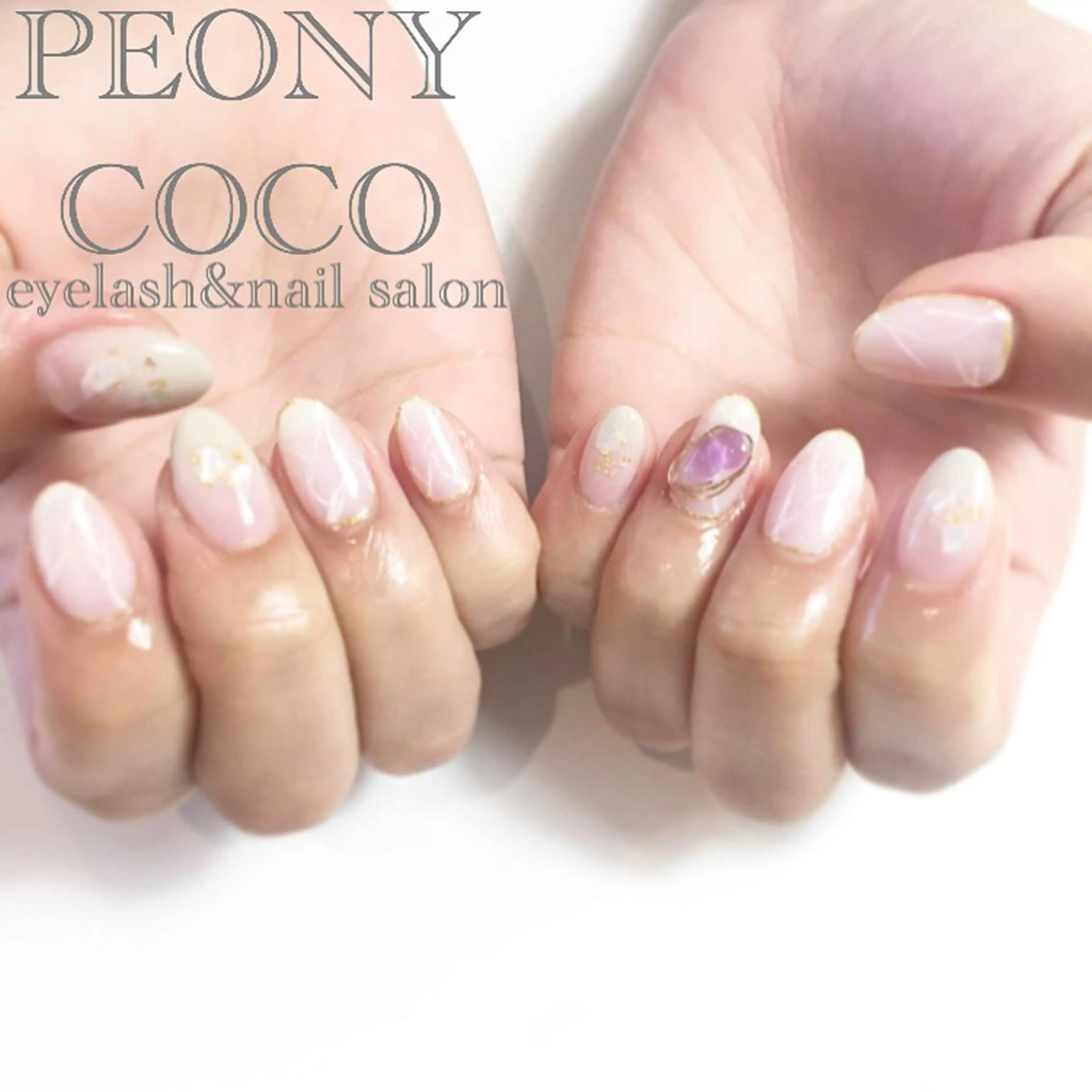 セミロング ネイル マツエク・マツパ Beauty salon STELLA所属・STELLA 大西南帆のマツエク・マツパデザイン