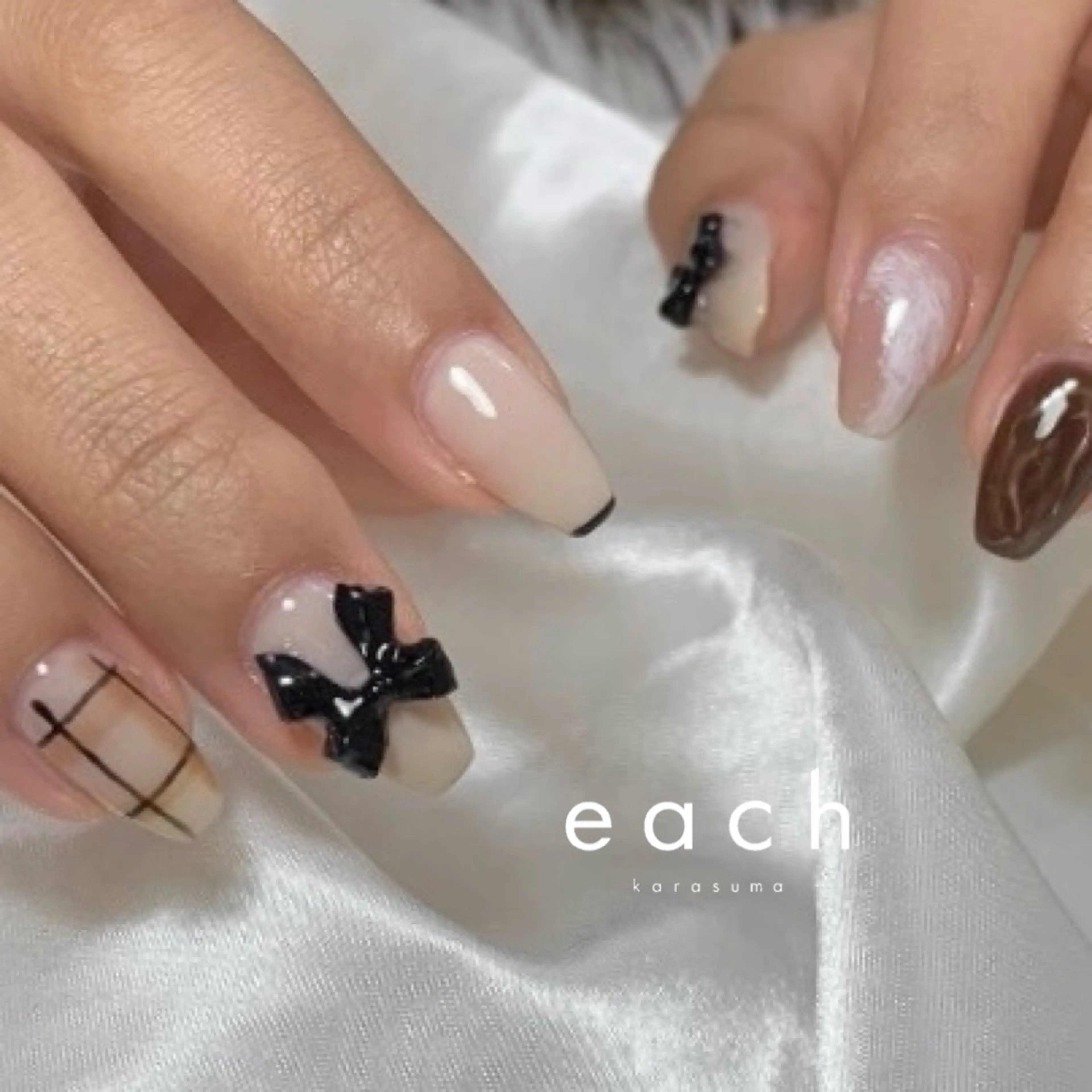 ネイル ハンドネイル each sakuraのネイルデザイン