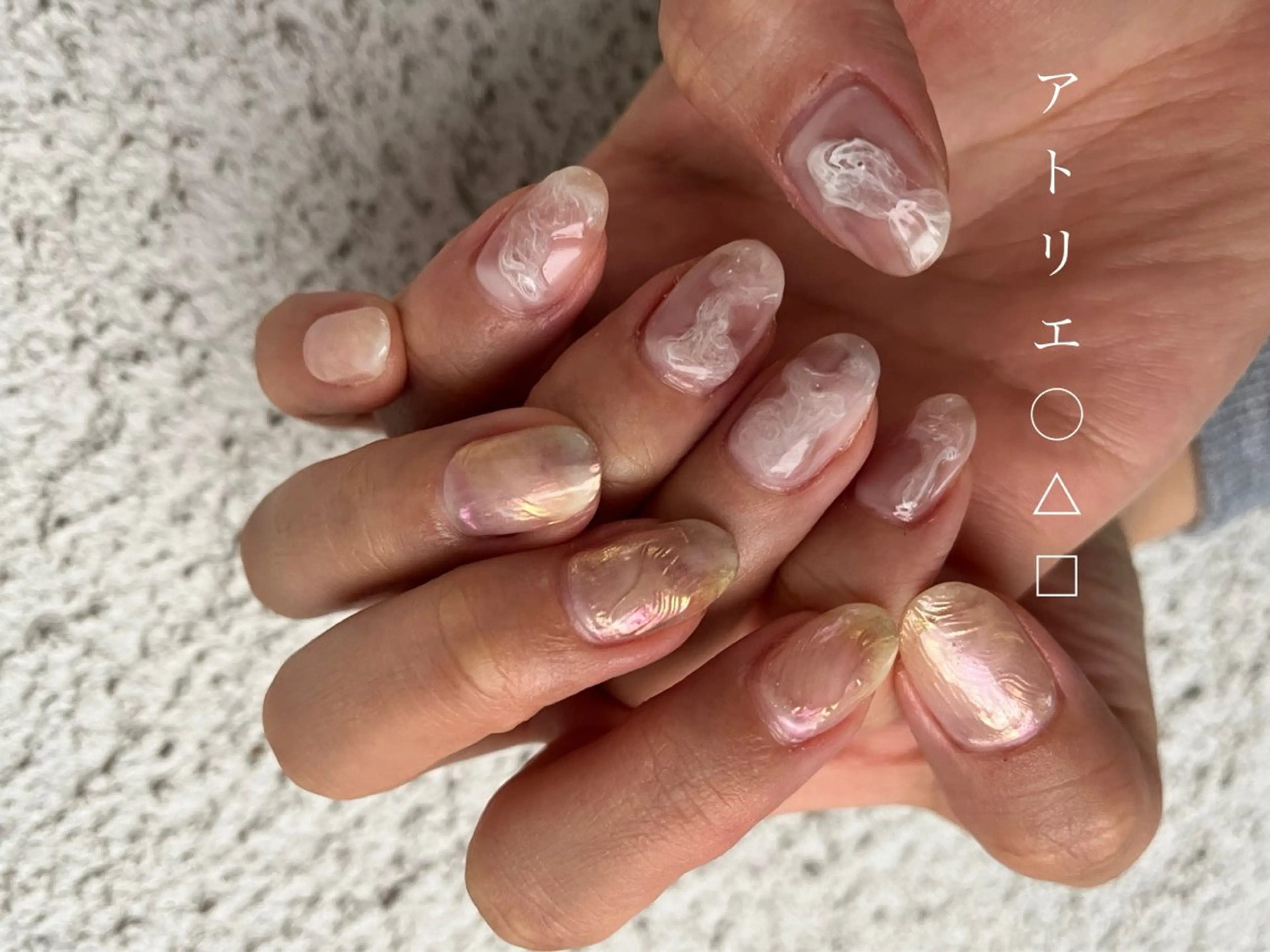 ネイル ハンドネイル アトリエ ○△□のネイルデザイン