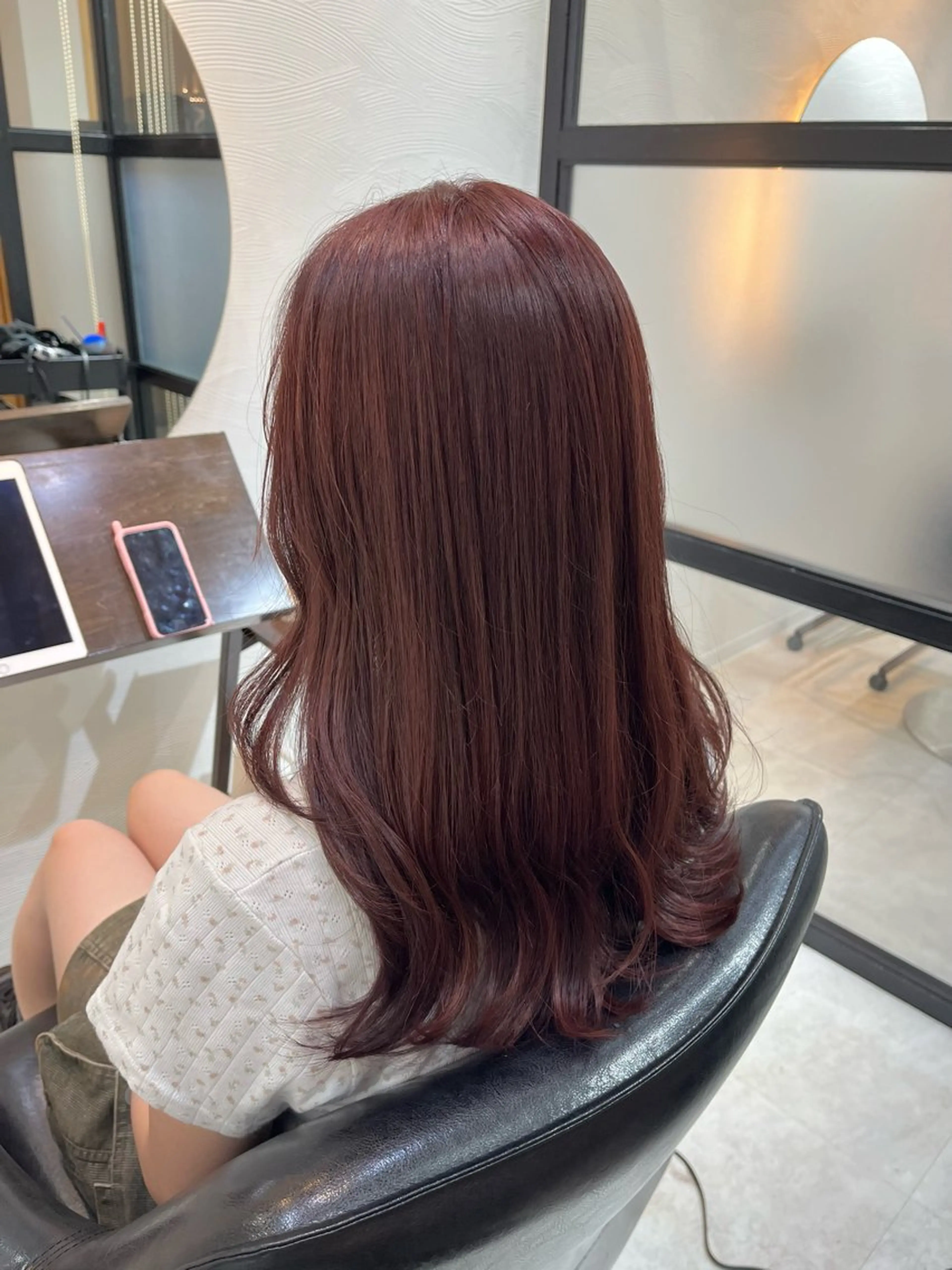 ロング カラー カット ヘアカラー トリートメント 【ニュアンスカラー・ 髪質改善】スズキカナのヘアスタイル
