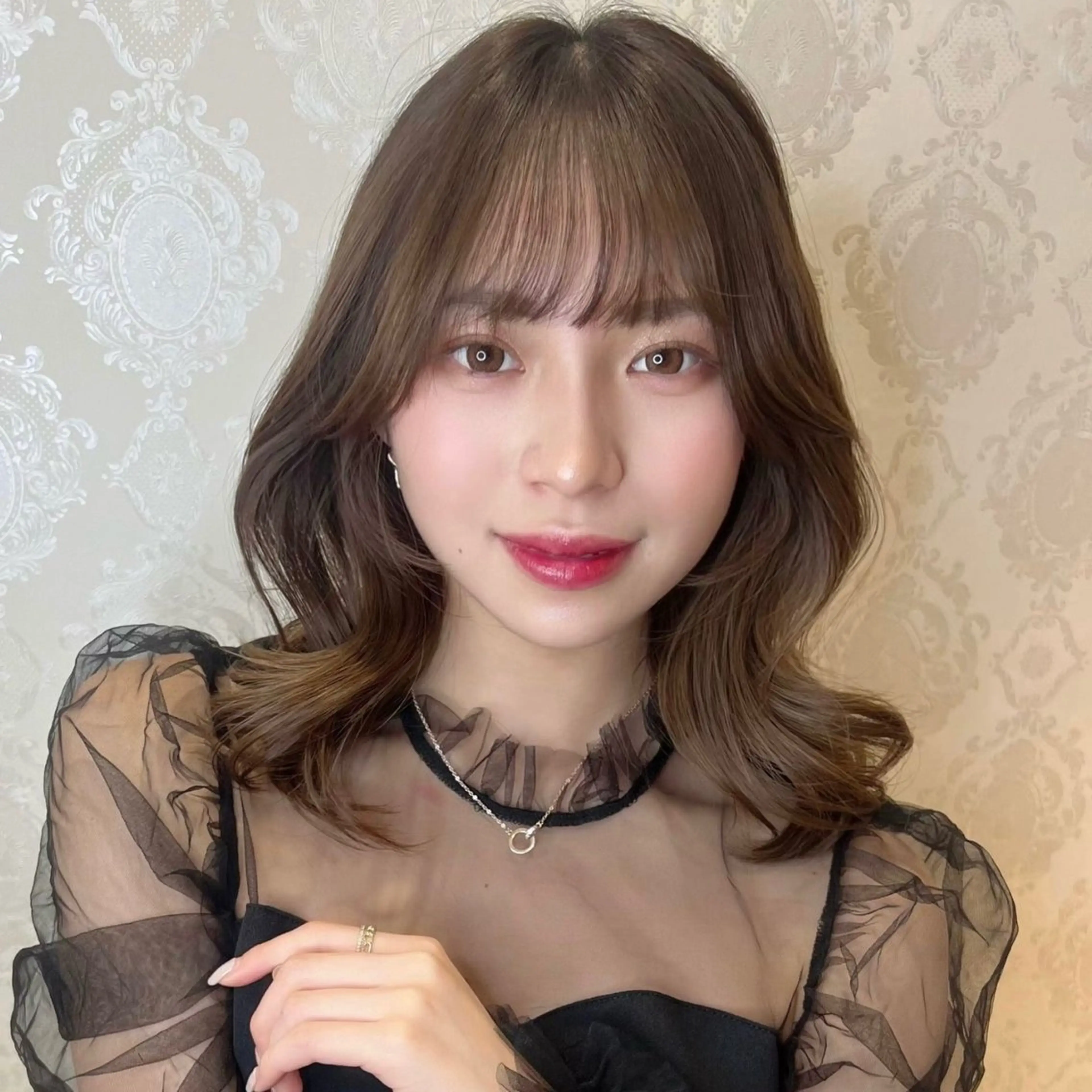 カラー カット ヘアカラー 艶髪透明感✨ストレ ート/池田  優紀のヘアスタイル