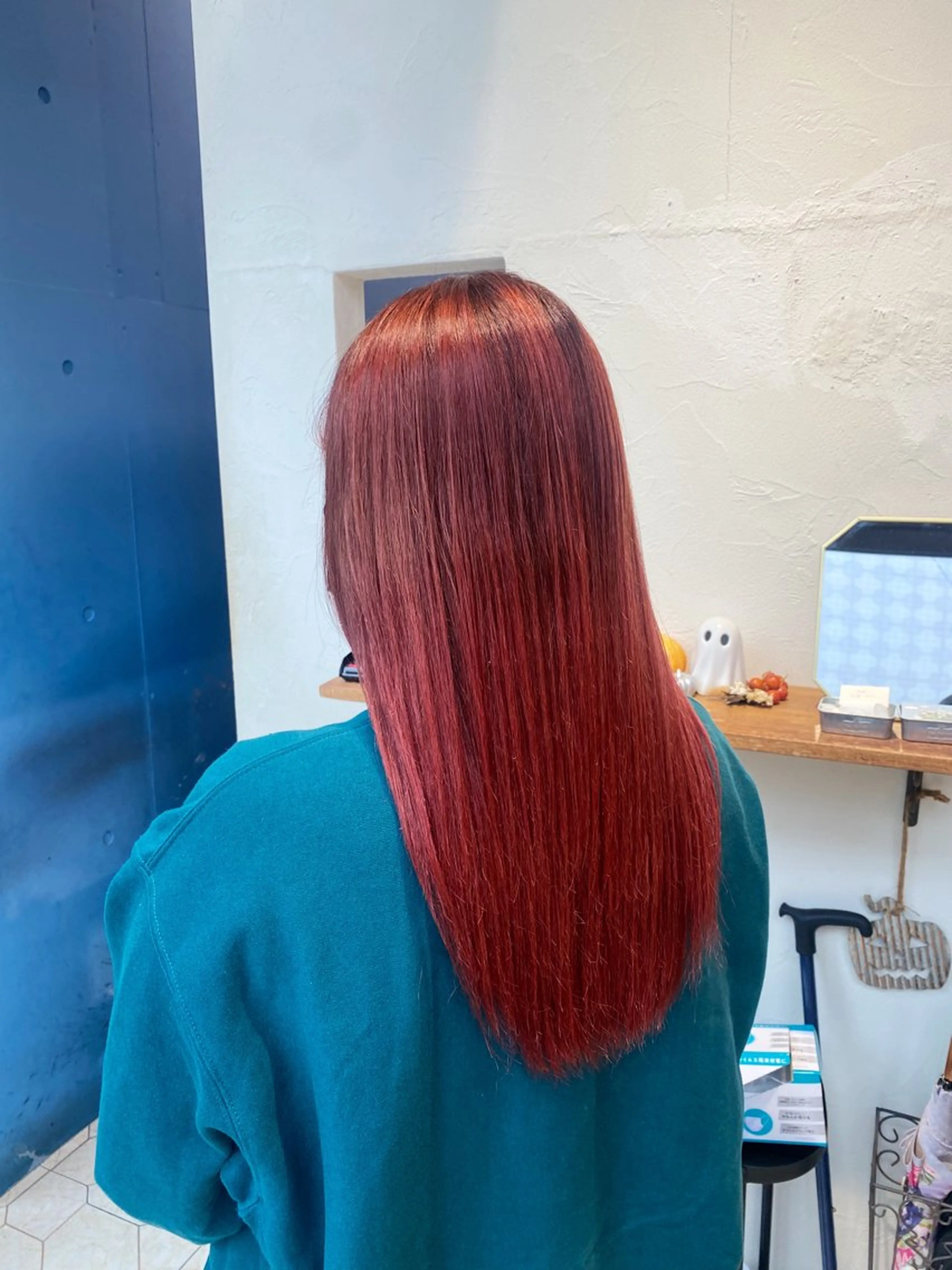 ロング カラー 艶髪/艶カラー/縮毛 /   タキダのヘアスタイル