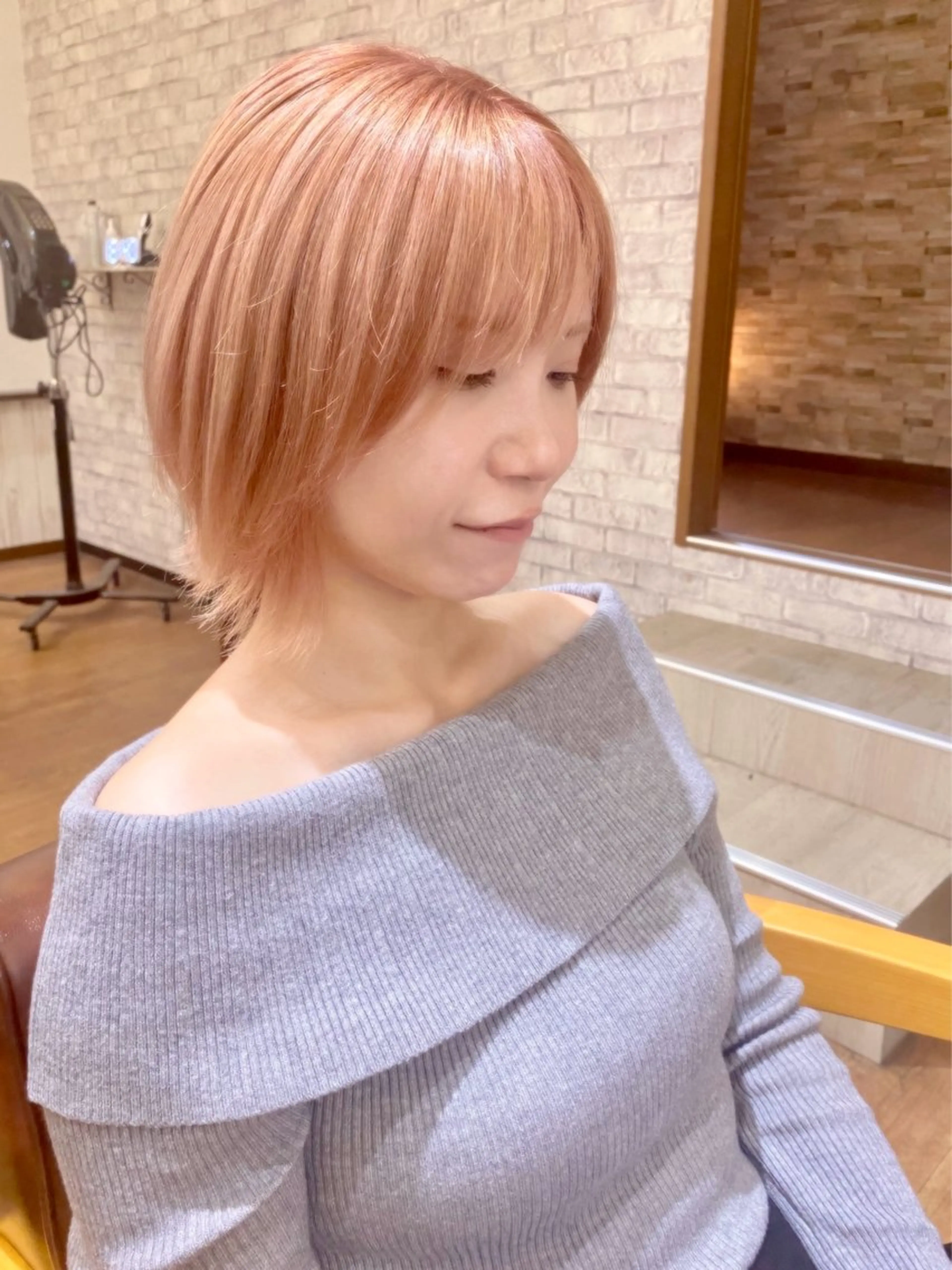 ショート カラー ブリーチ ケアブリーチ ダブルカラー ハイライトカラー イルミナカラー S. RYUTAのヘアスタイル