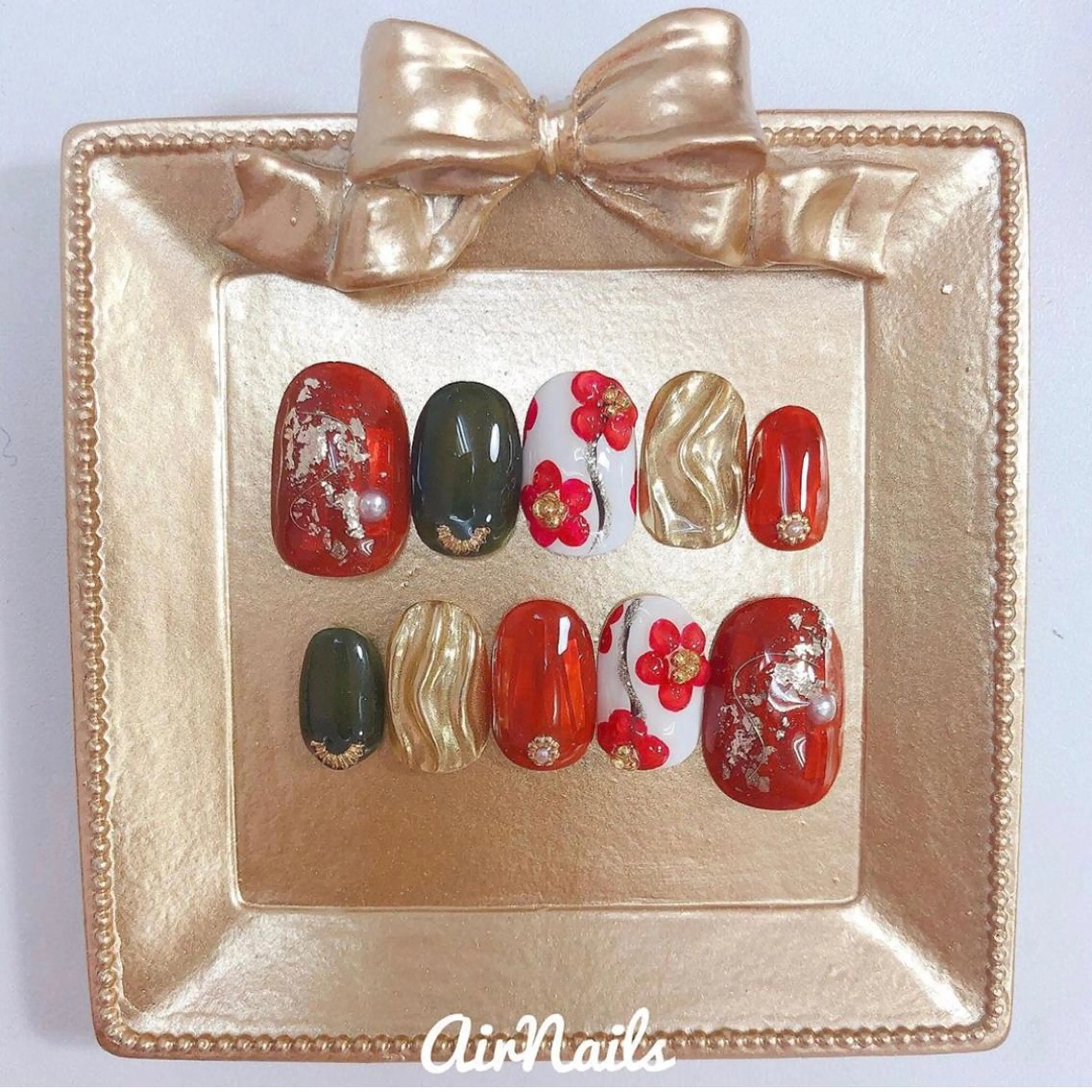 ネイル ハンドネイル フットネイル ♡ airnails ♡のネイルデザイン