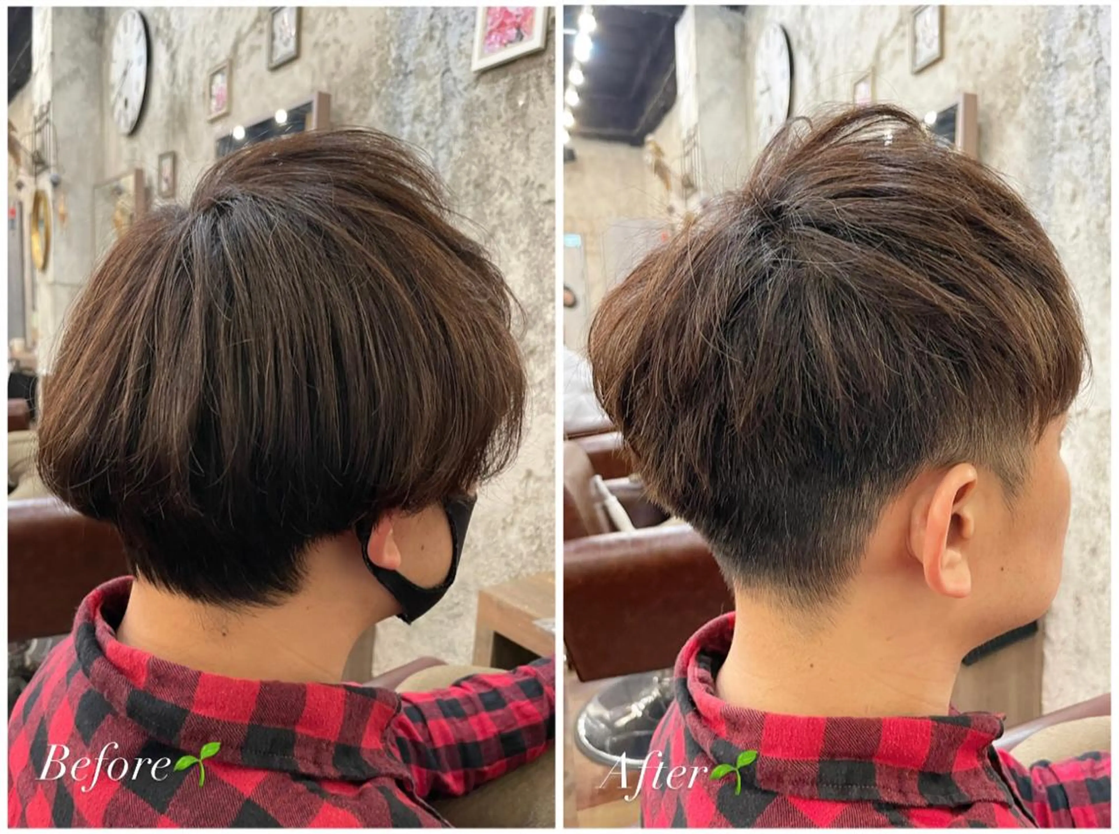 メンズ 縮毛矯正 トリートメント AYAKA/カラー モデル募集ᡣ𐭩のヘアスタイル