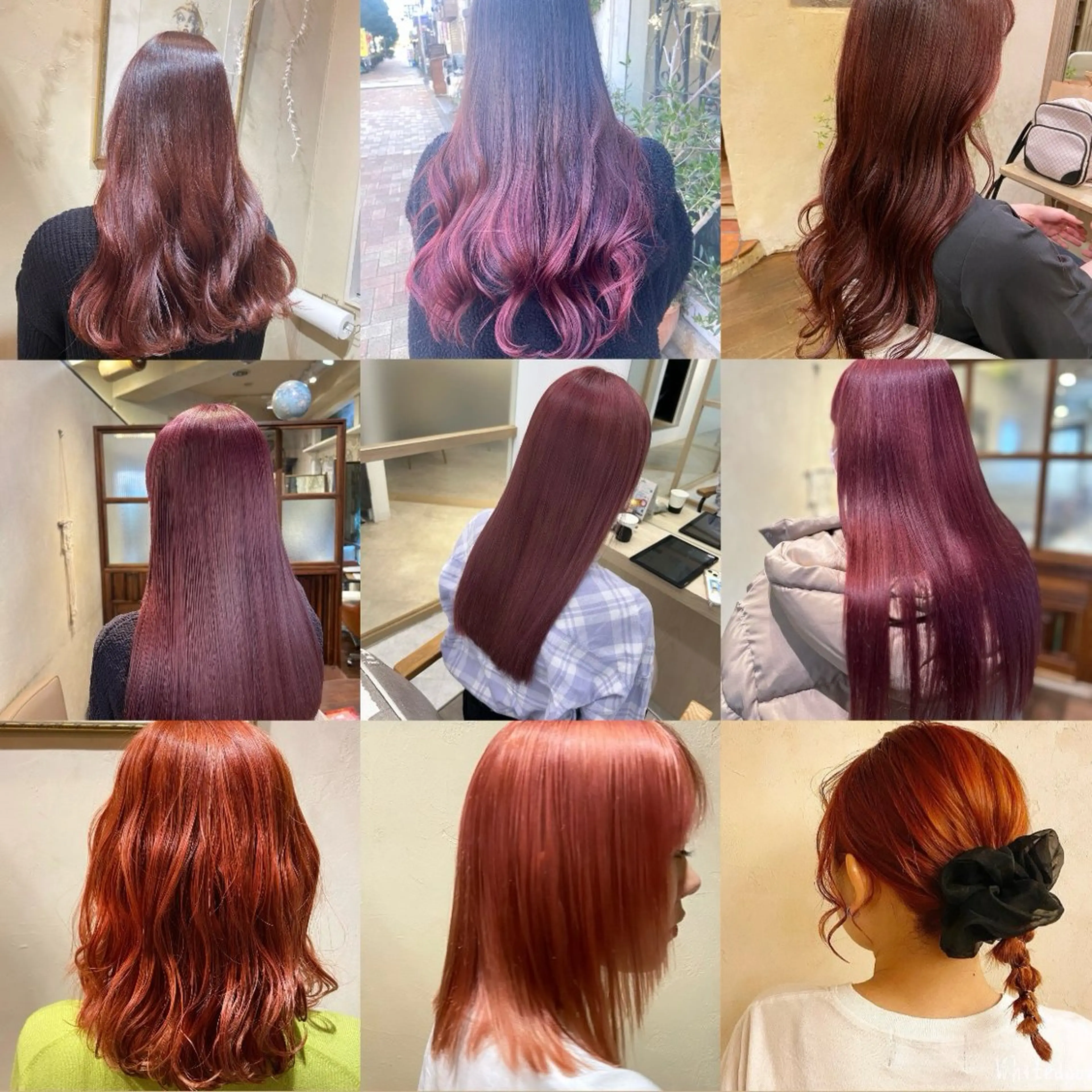 カラー ブリーチ ダブルカラー カット ヘアカラー トリートメント 秋山 桃子のヘアスタイル