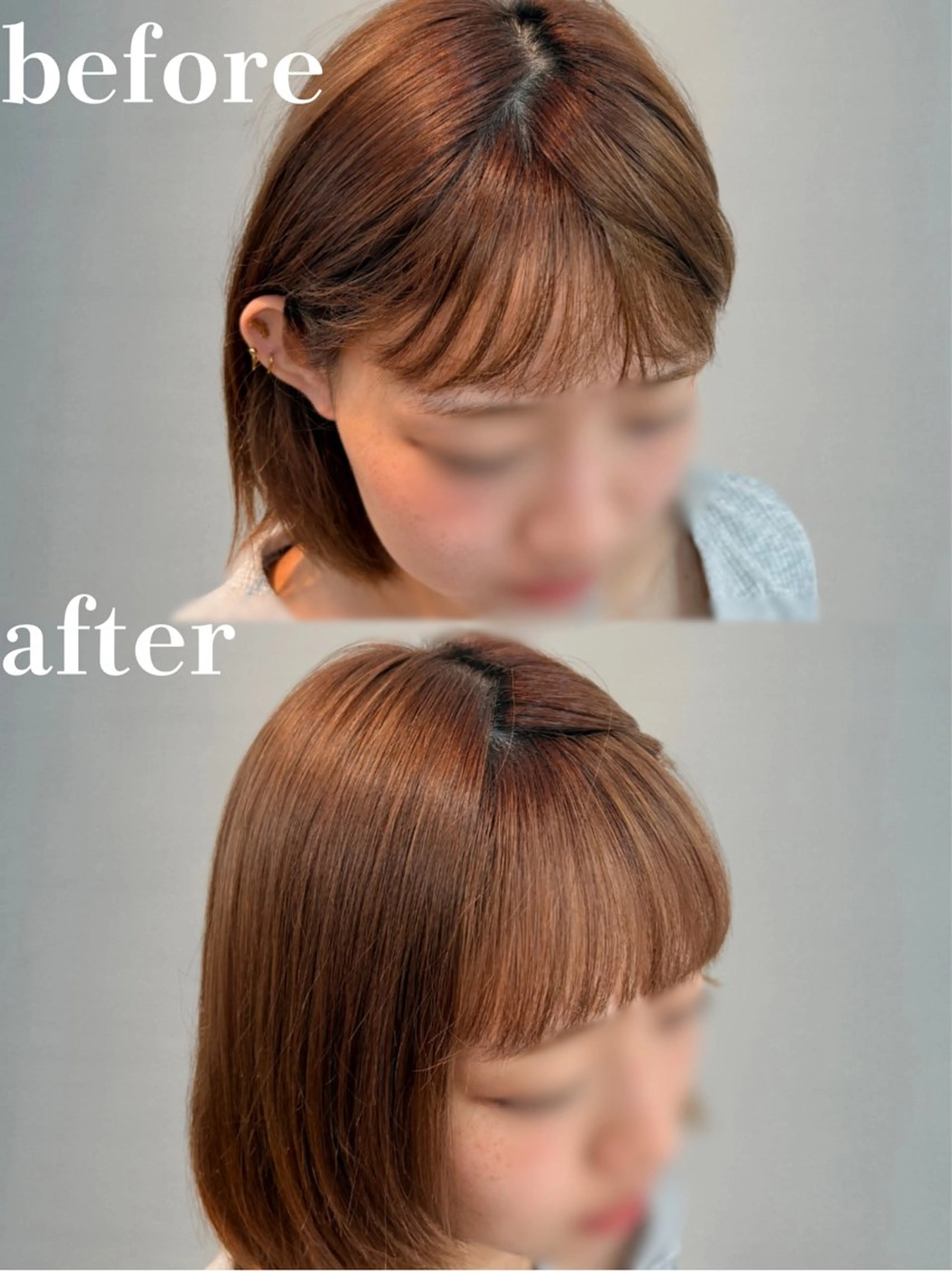 カット 縮毛矯正 トリートメント 《髪質改善 UN BLEACH》のヘアスタイル