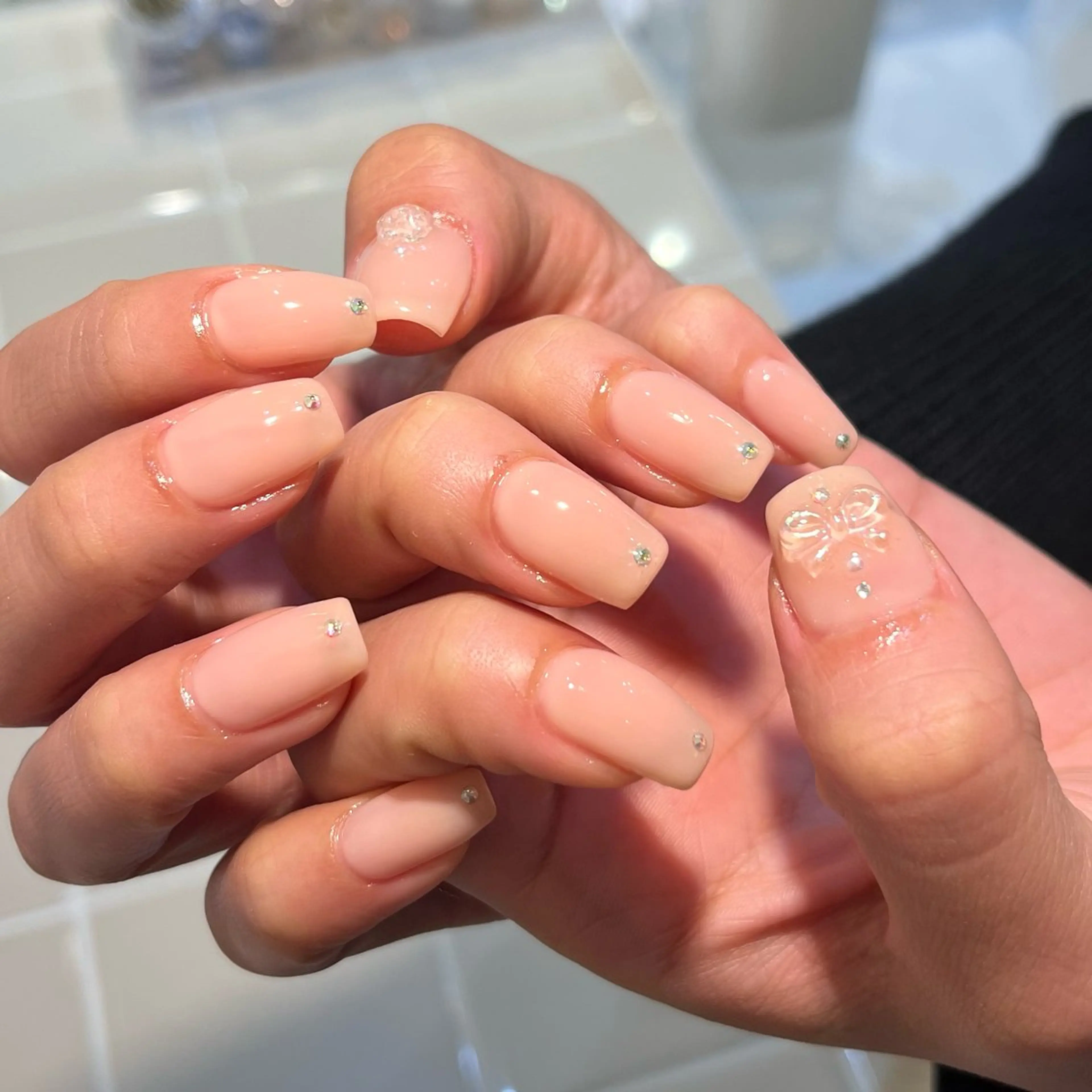 【 ジェルワンカラー 】 オフ込み ケア込み💅の写真