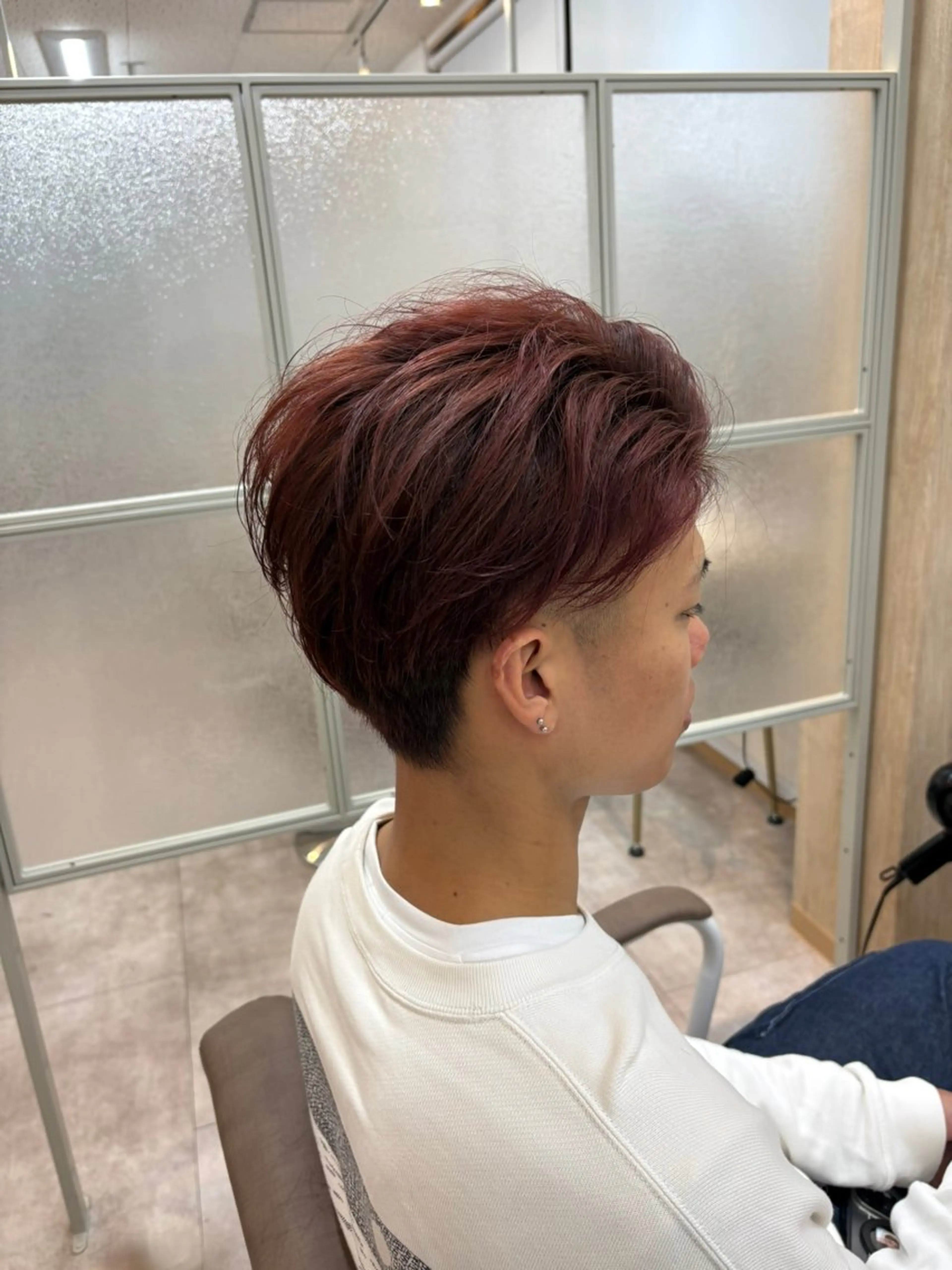 ショート メンズ カット ヘアカラー トリートメント TELA HAIR 稲毛店　千尋のヘアスタイル
