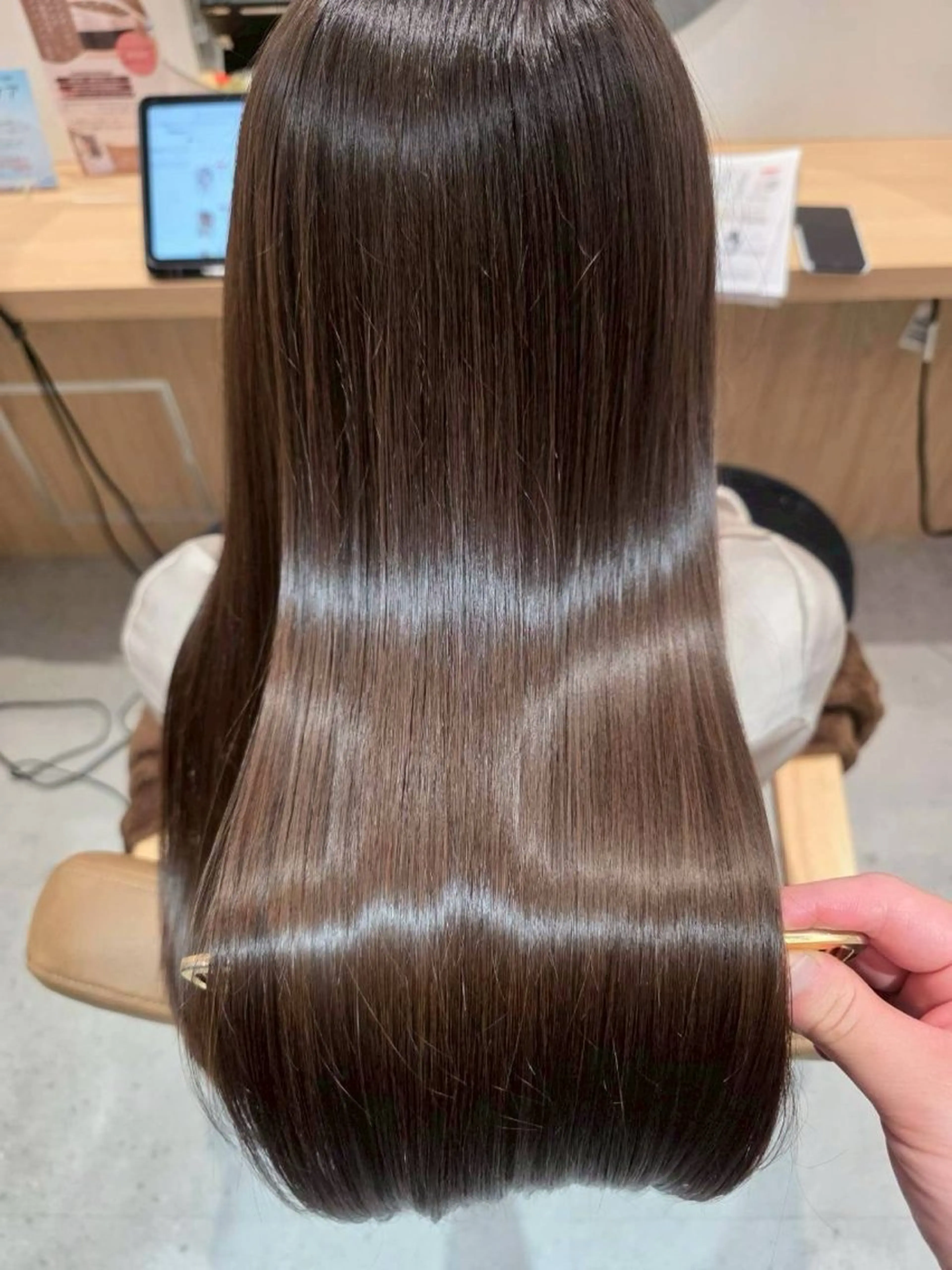 cut＋縮毛矯正＋𝕥𝕣𝕖𝕒𝕥𝕞𝕖𝕟𝕥 🪄︎︎🫧の写真