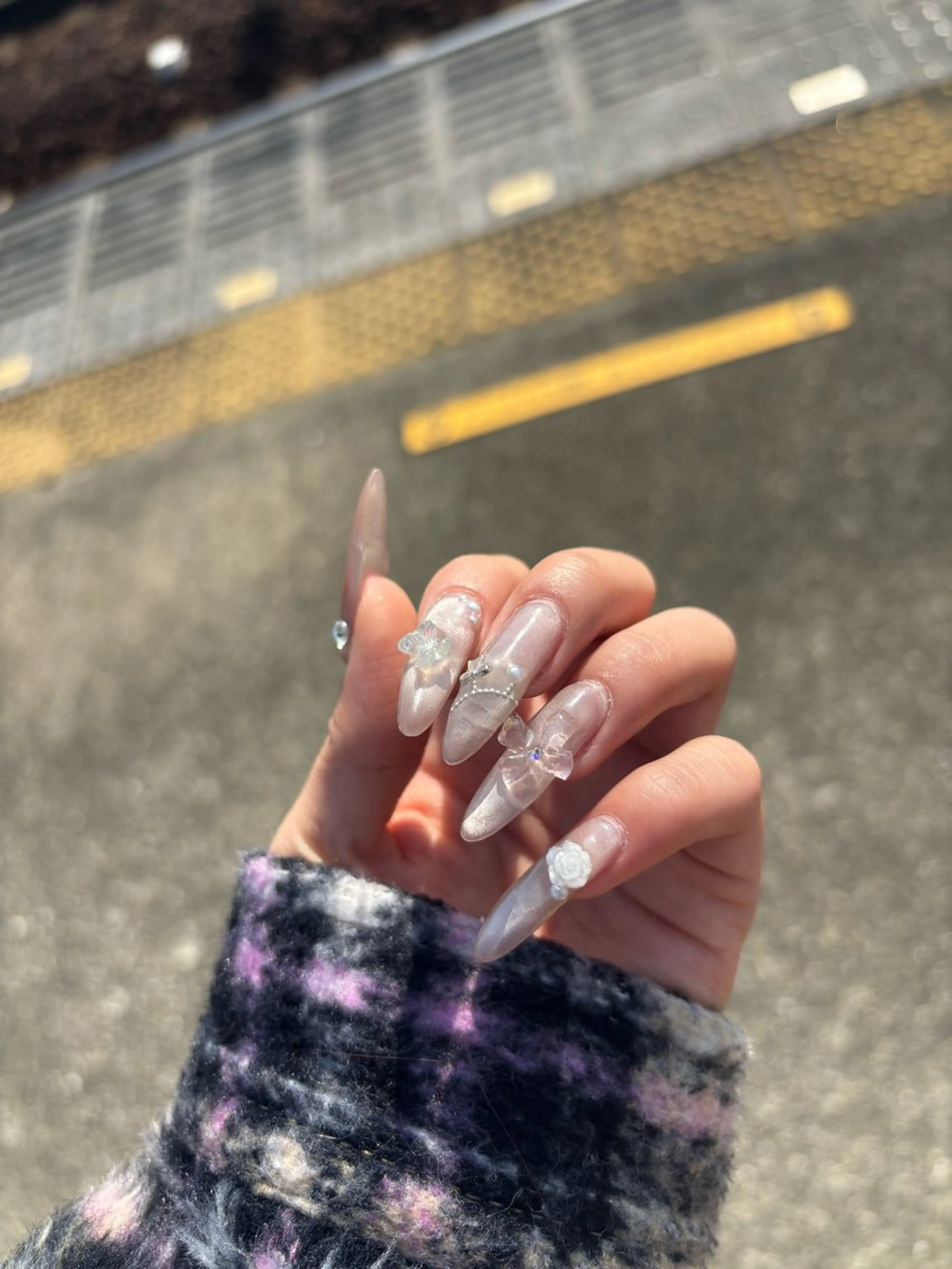 ネイル マグネットネイル ネイルサロンマーノ所属・mano Hanaのネイルデザイン