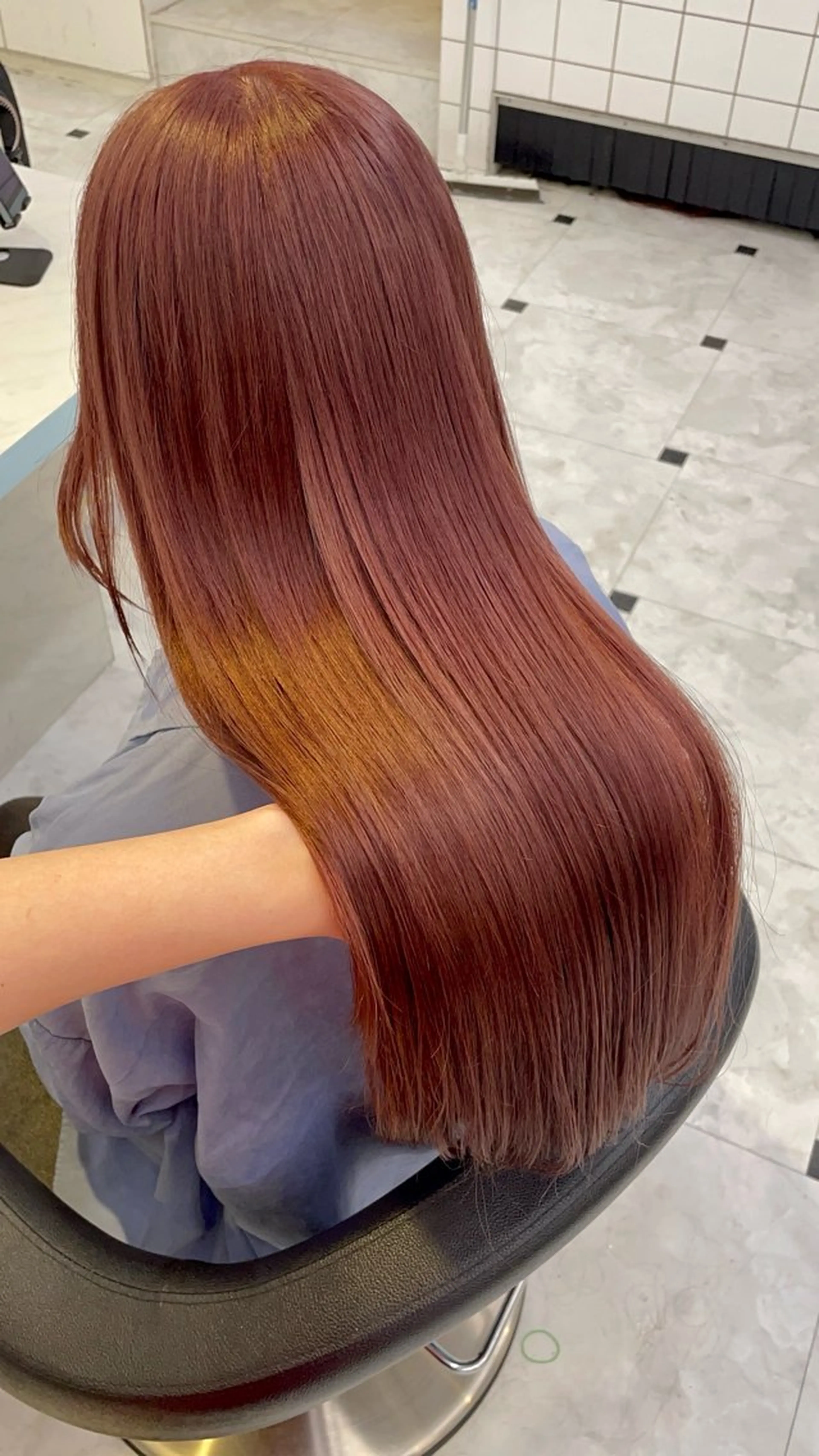 カラー ヘアカラー 🍒♡艶髪暖色カラー saaya♡🍒のヘアスタイル