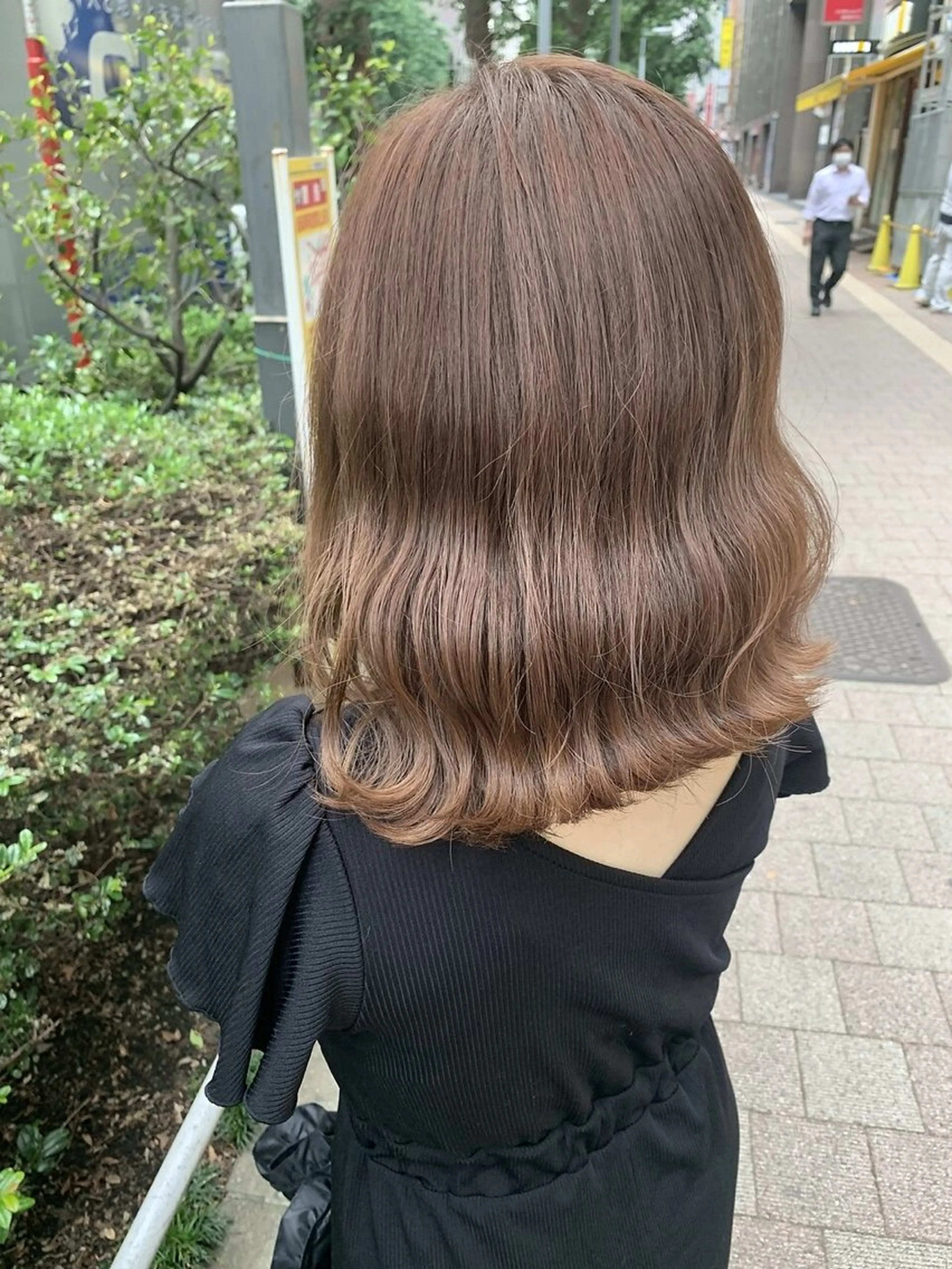 ミディアム カラー ハイトーン/ブリーチ 💙みずき💙のヘアスタイル