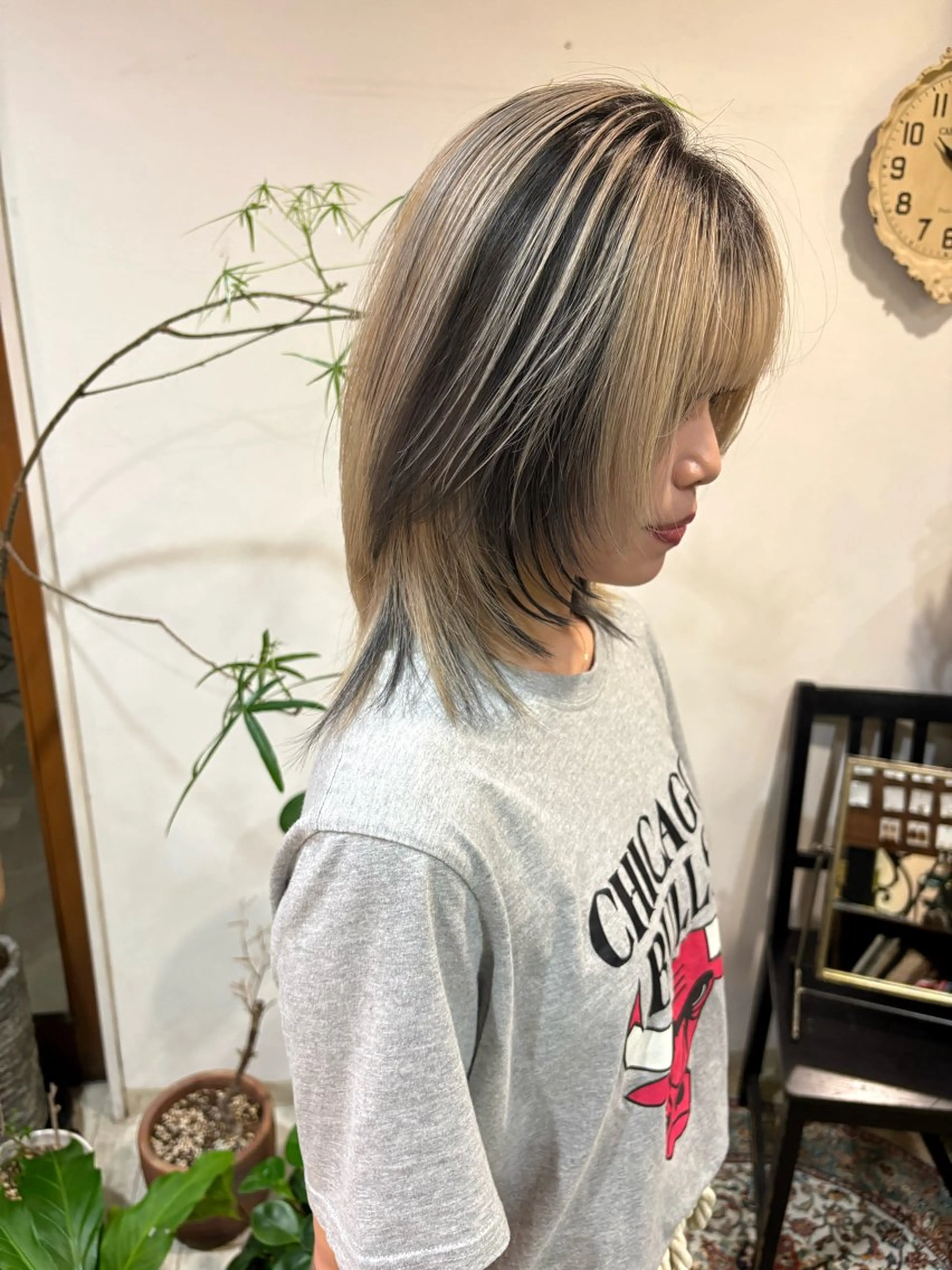 ミディアム カラー ヘアカラー トリートメント お悩み改善カット 太田皓大のヘアスタイル