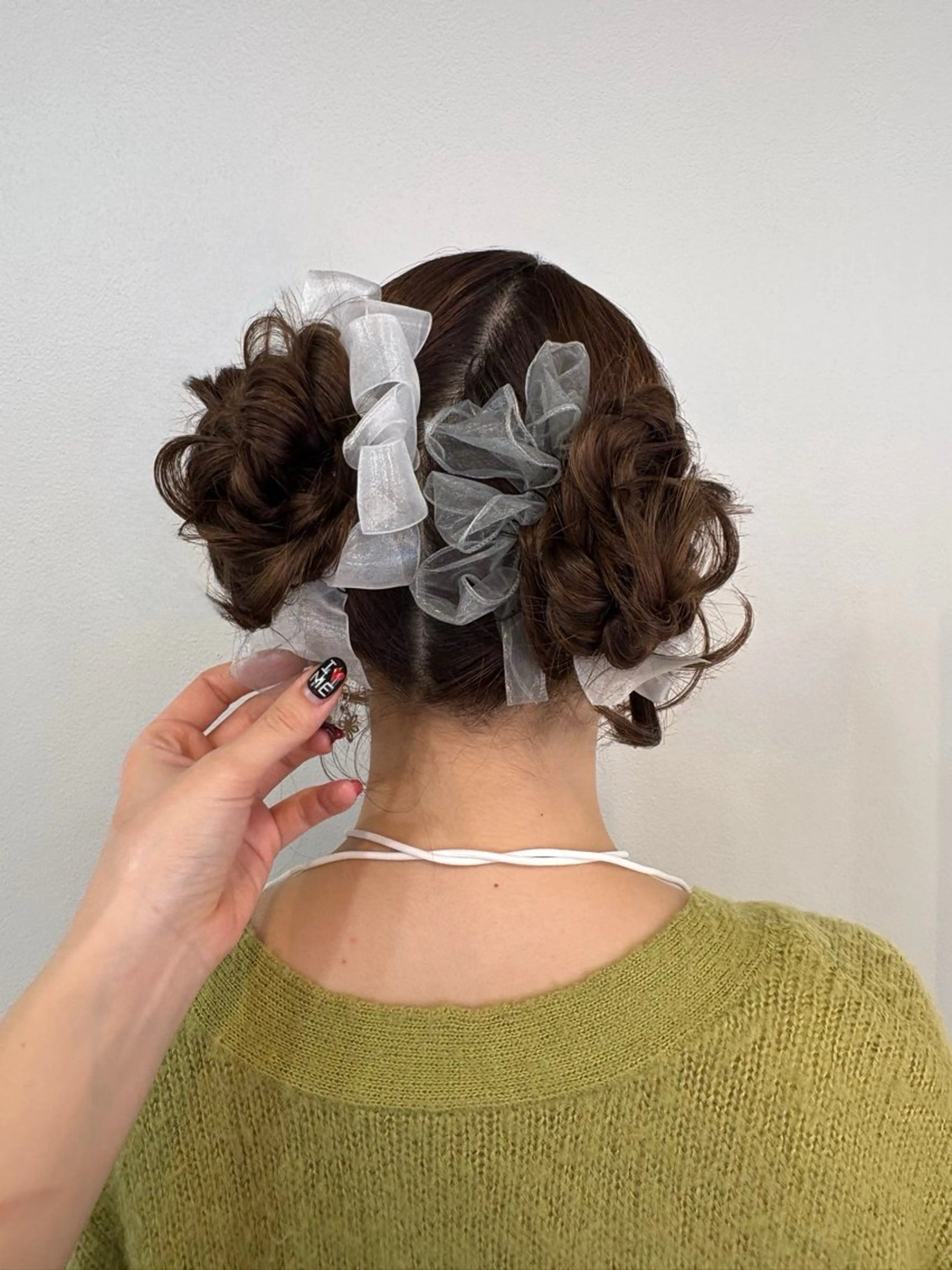 ロング ヘアセット 透明感/前髪顔周り ‎🤍SAKURAのヘアスタイル