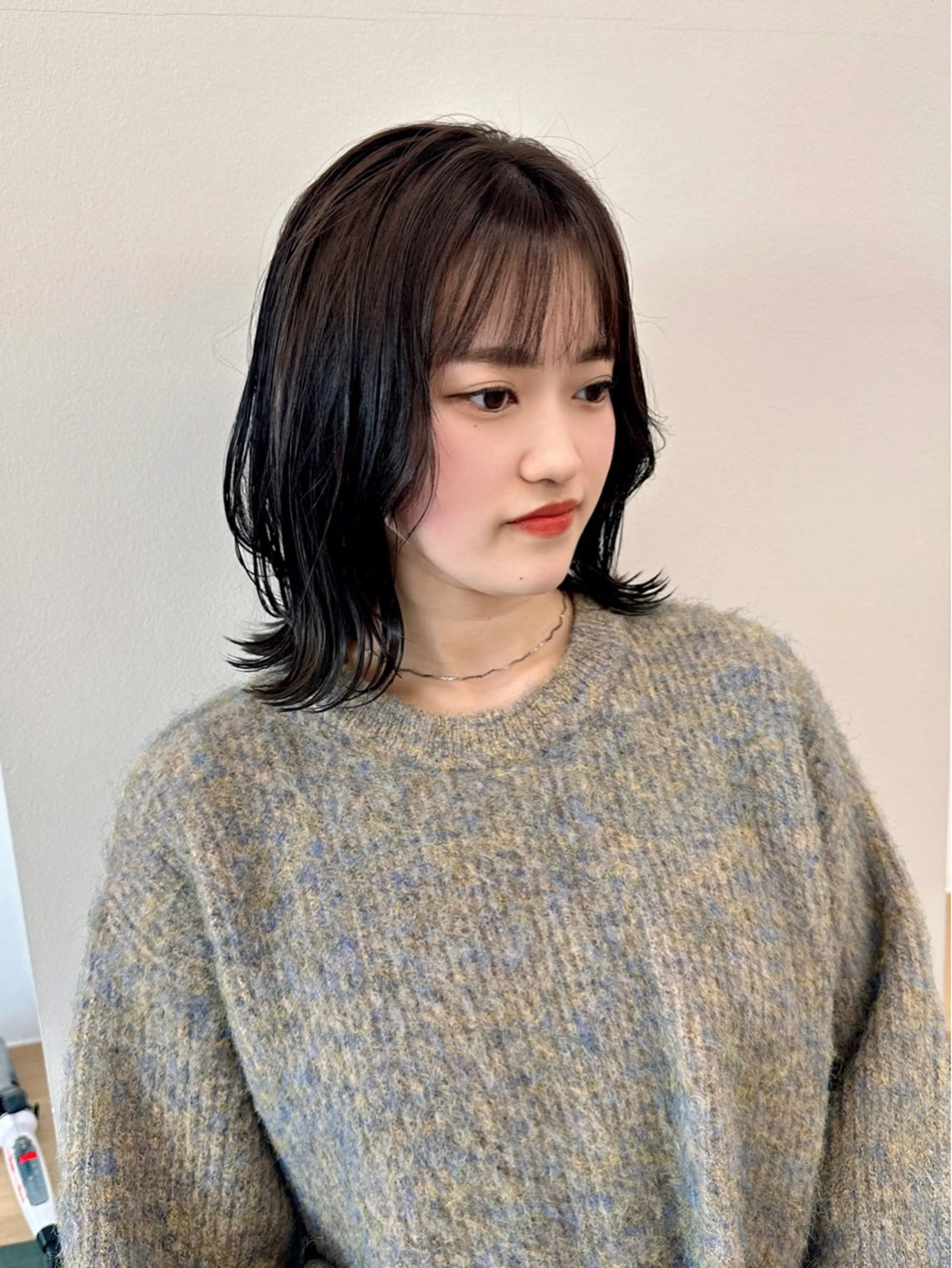 ミディアム カラー カット ヘアカラー トリートメント ブリーチなし/レイヤ ー特化🌈Tommyのヘアスタイル