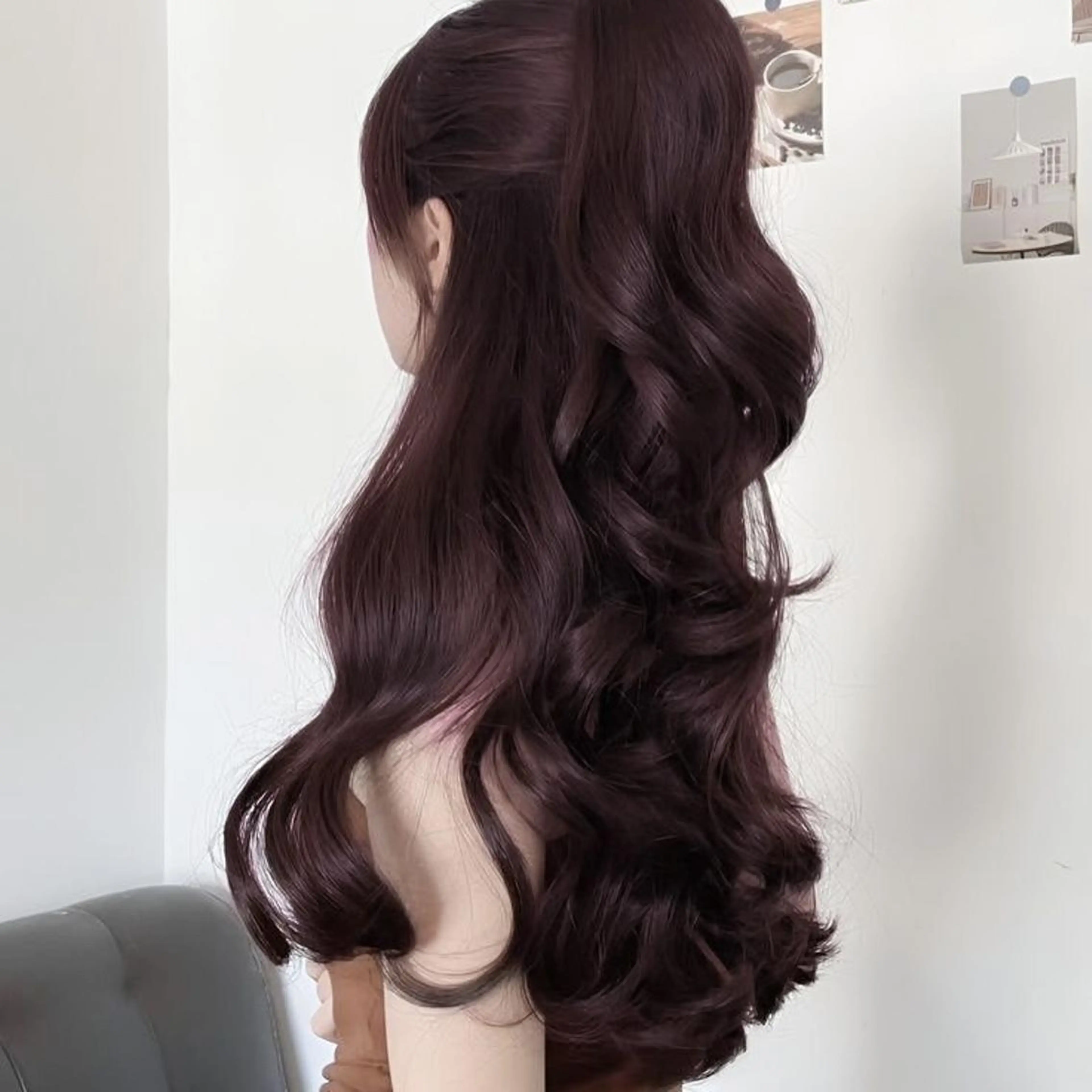 ロング カラー ヘアカラー トリートメント *モテガーリー🎀 🤍暖色ヘア🍒のヘアスタイル
