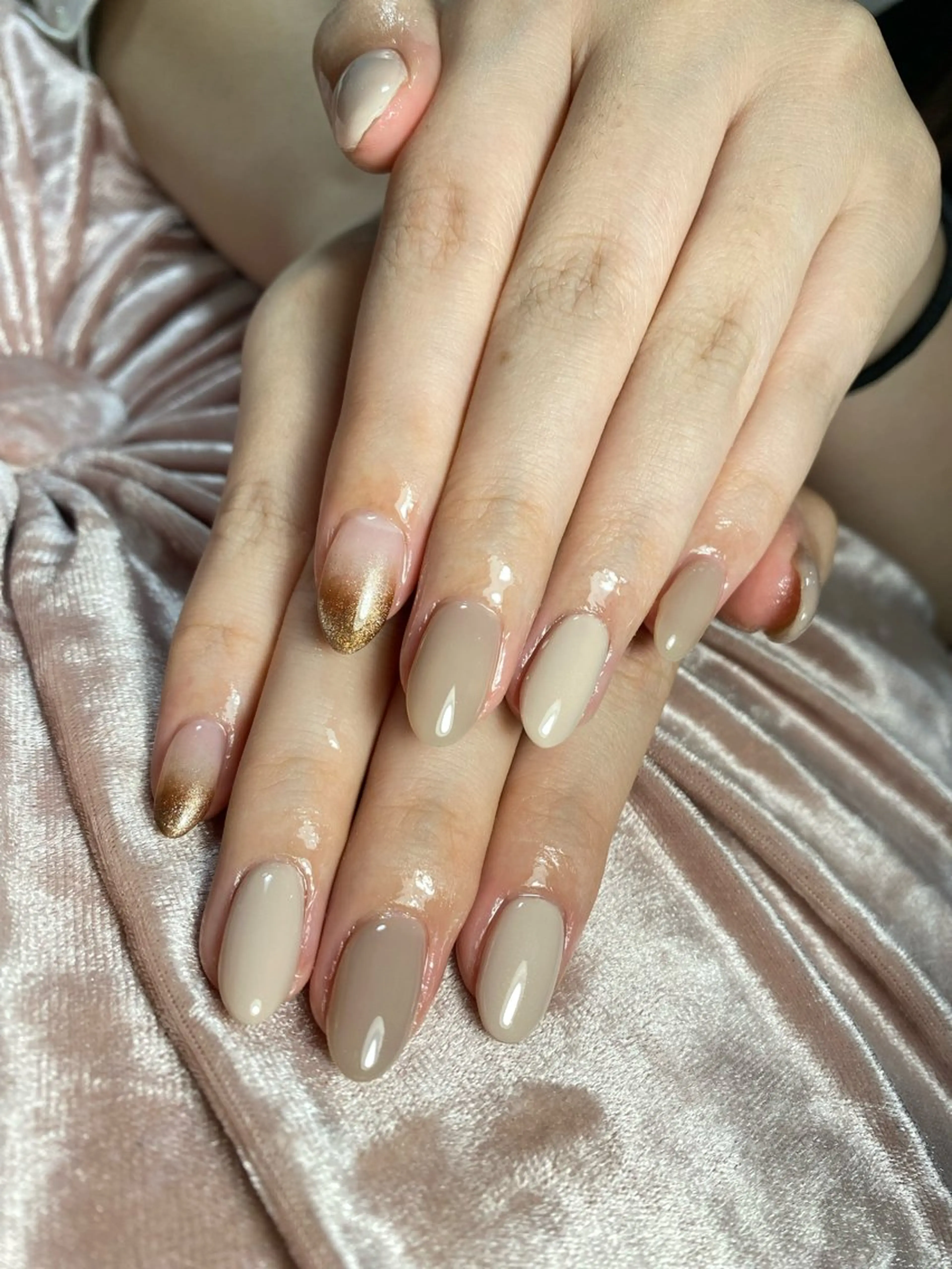 ネイル ブラウン Esthetic Will所属・will 有希のネイルデザイン