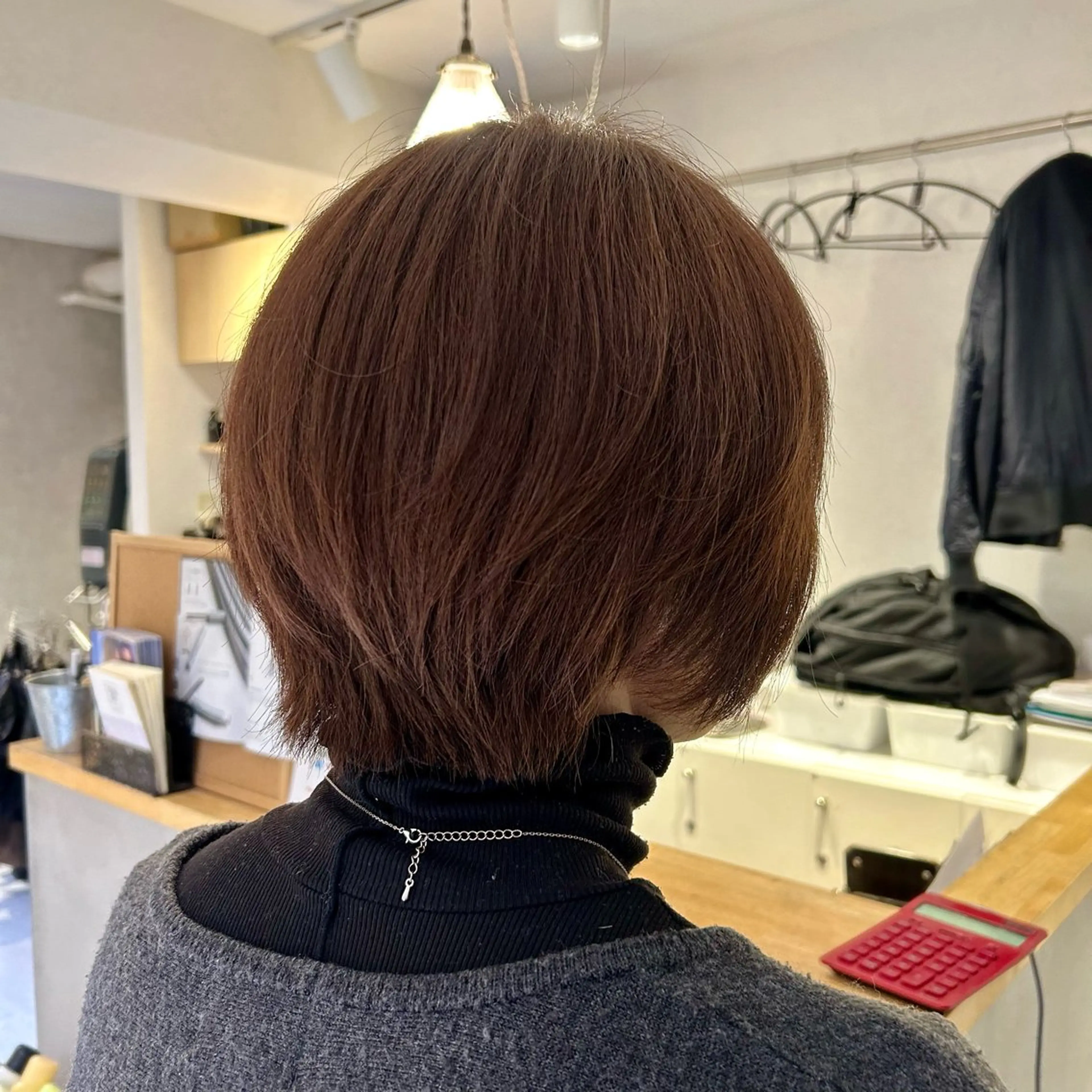 ショート カラー ブラウンカラー オレンジ オレンジブラウン CLORE所属・甲斐 瑞稀のヘアスタイル