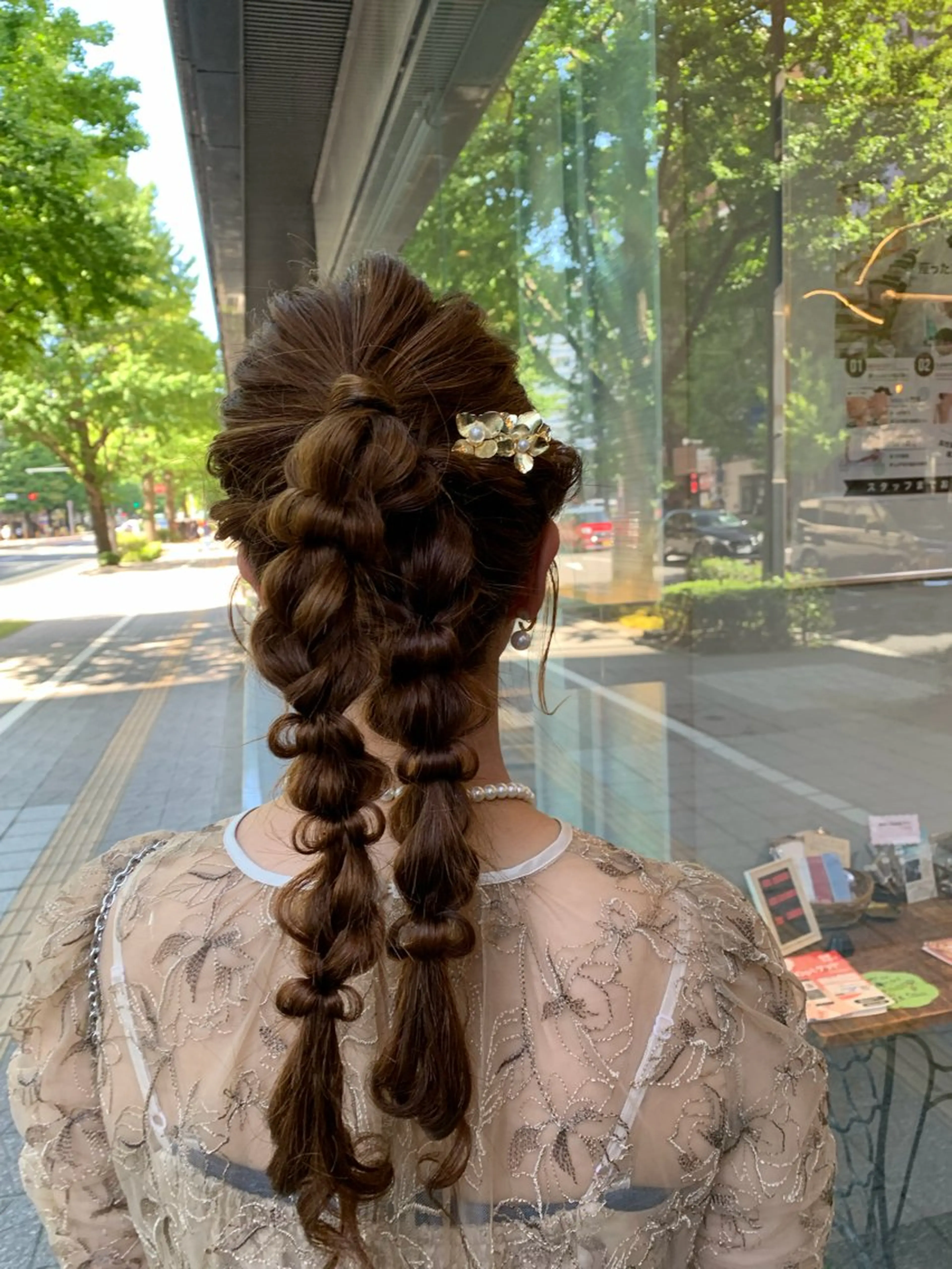 ロング ヘアアレンジ ヘアセット MINAMl 🌿のヘアスタイル