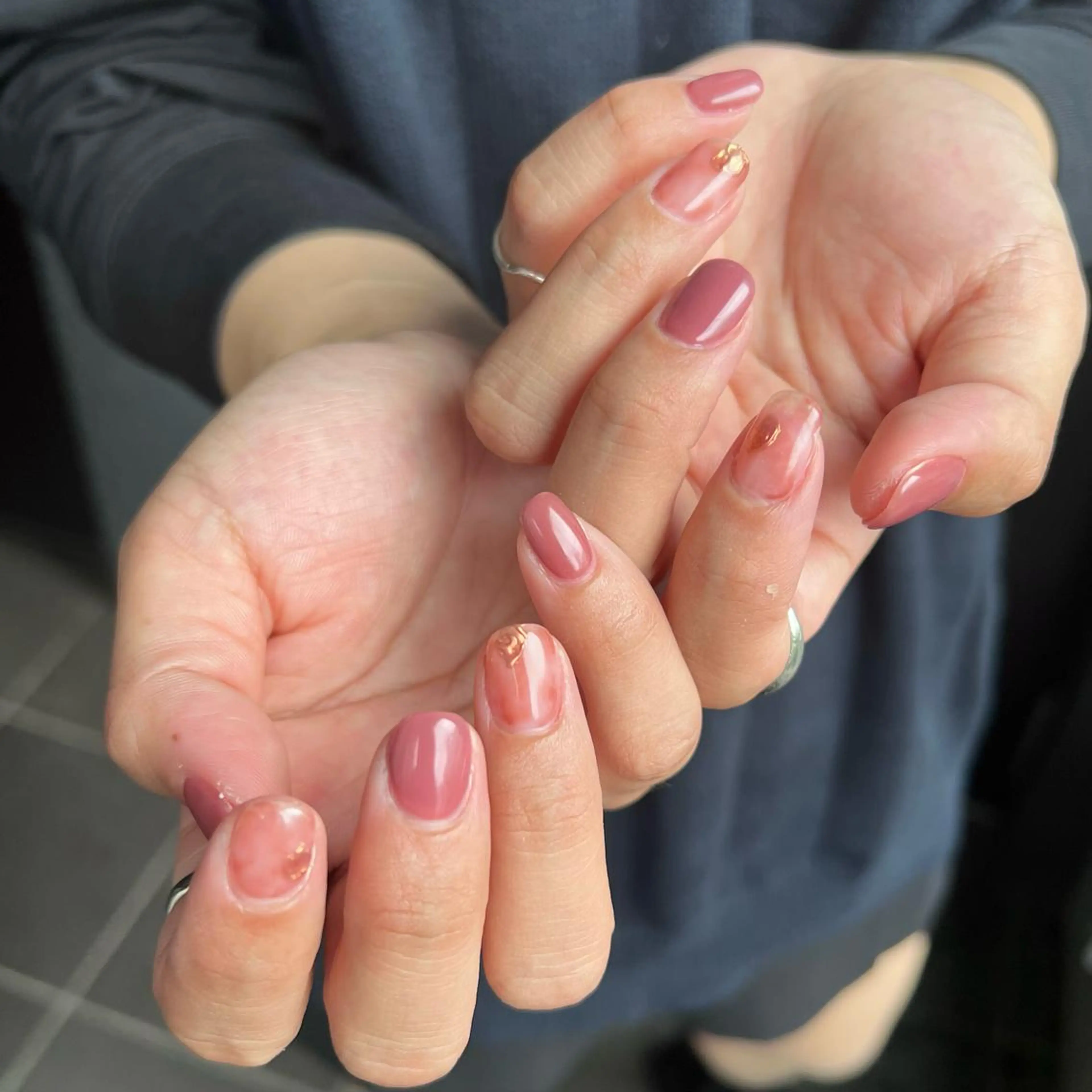 ネイル ハンドネイル nuás nailのネイルデザイン