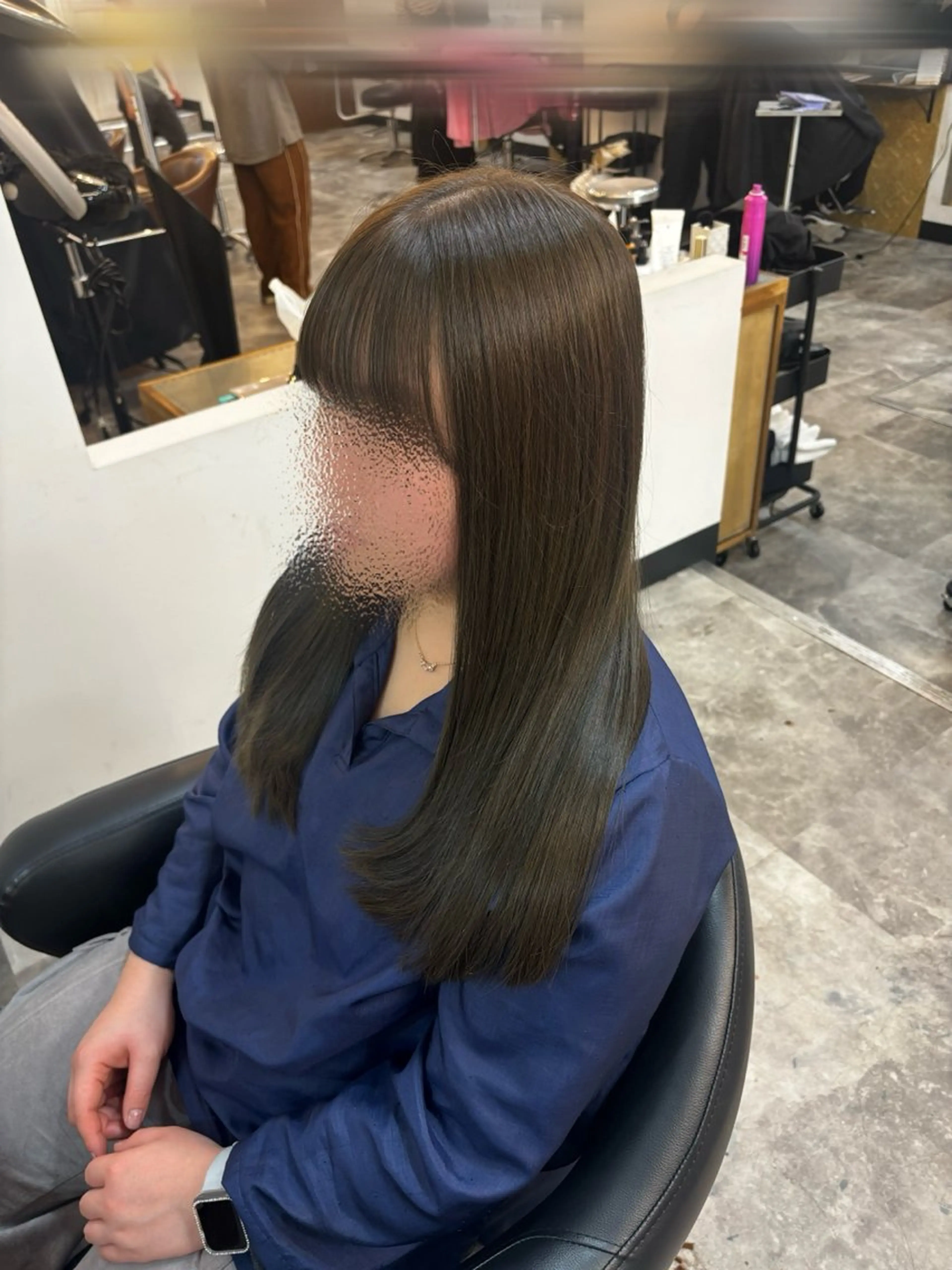 ロング カラー カットモデル無料 🌙 松本のヘアスタイル