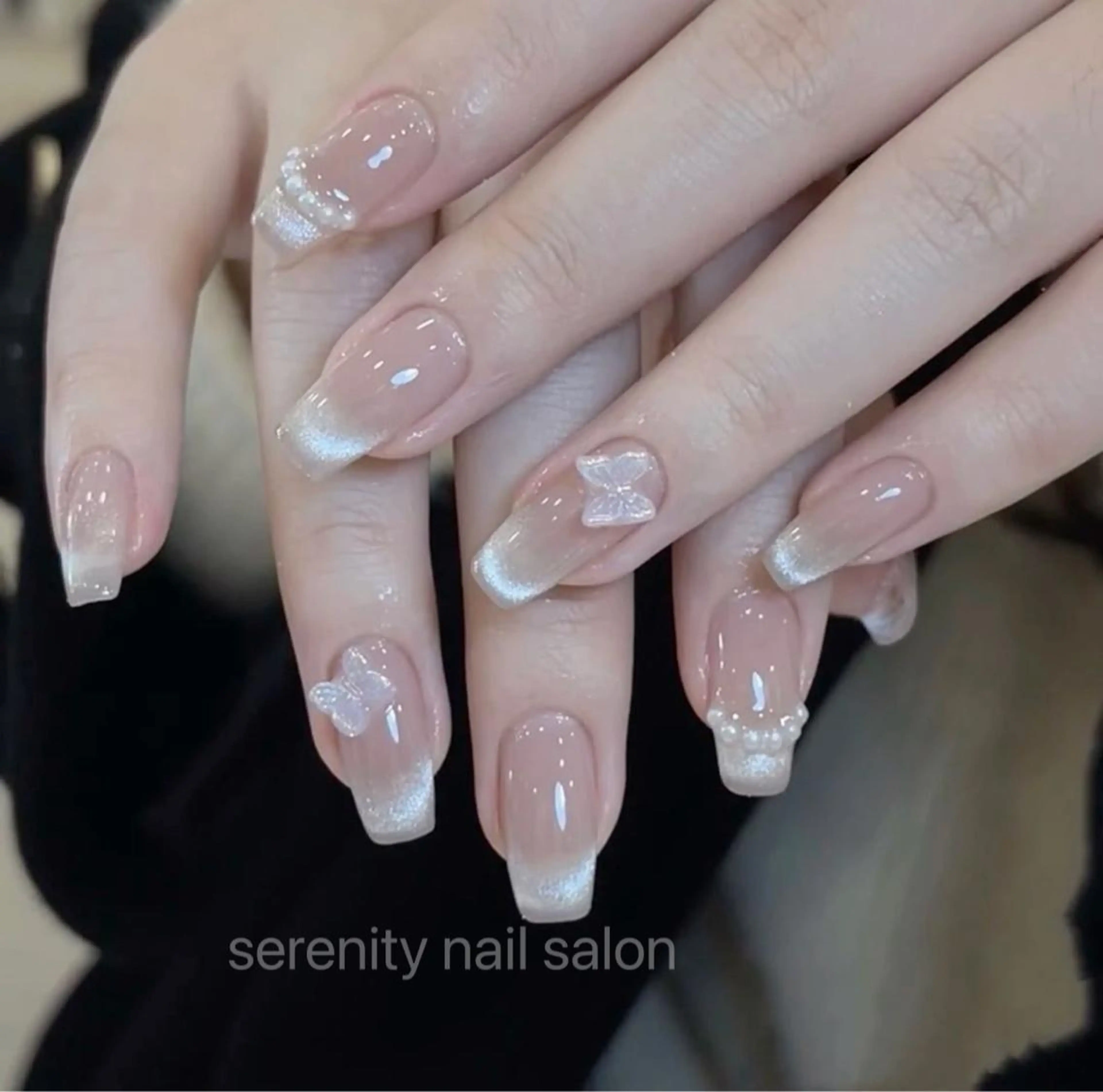 ネイル ✨Serenity ワンホンネイルのネイルデザイン