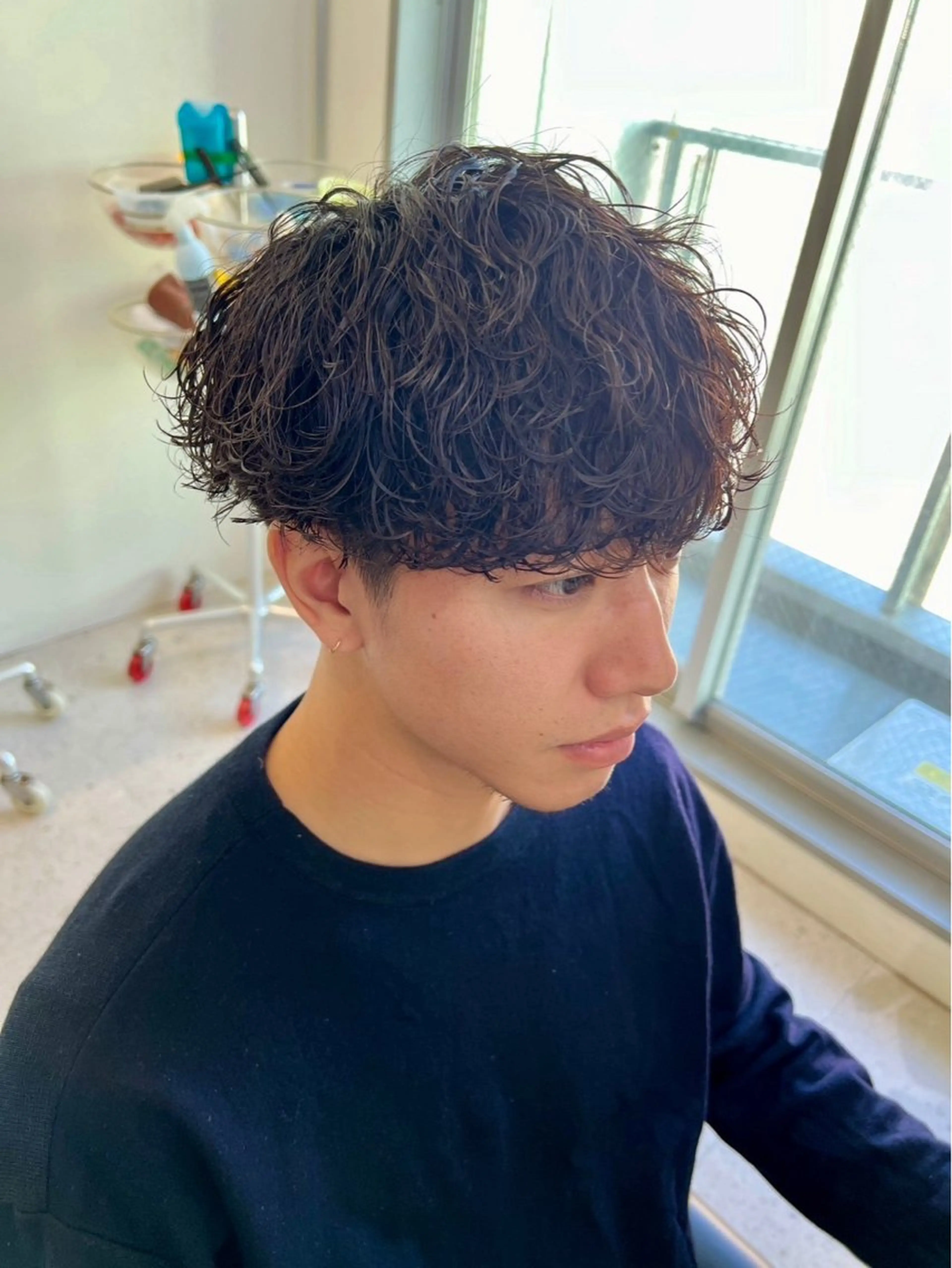 パーマ メンズ メンズパーマ 波巻きパーマ スパイラルパーマ WAVEY ft.fifth所属・横浜メンズカット パーマ/ショウゴのヘアスタイル