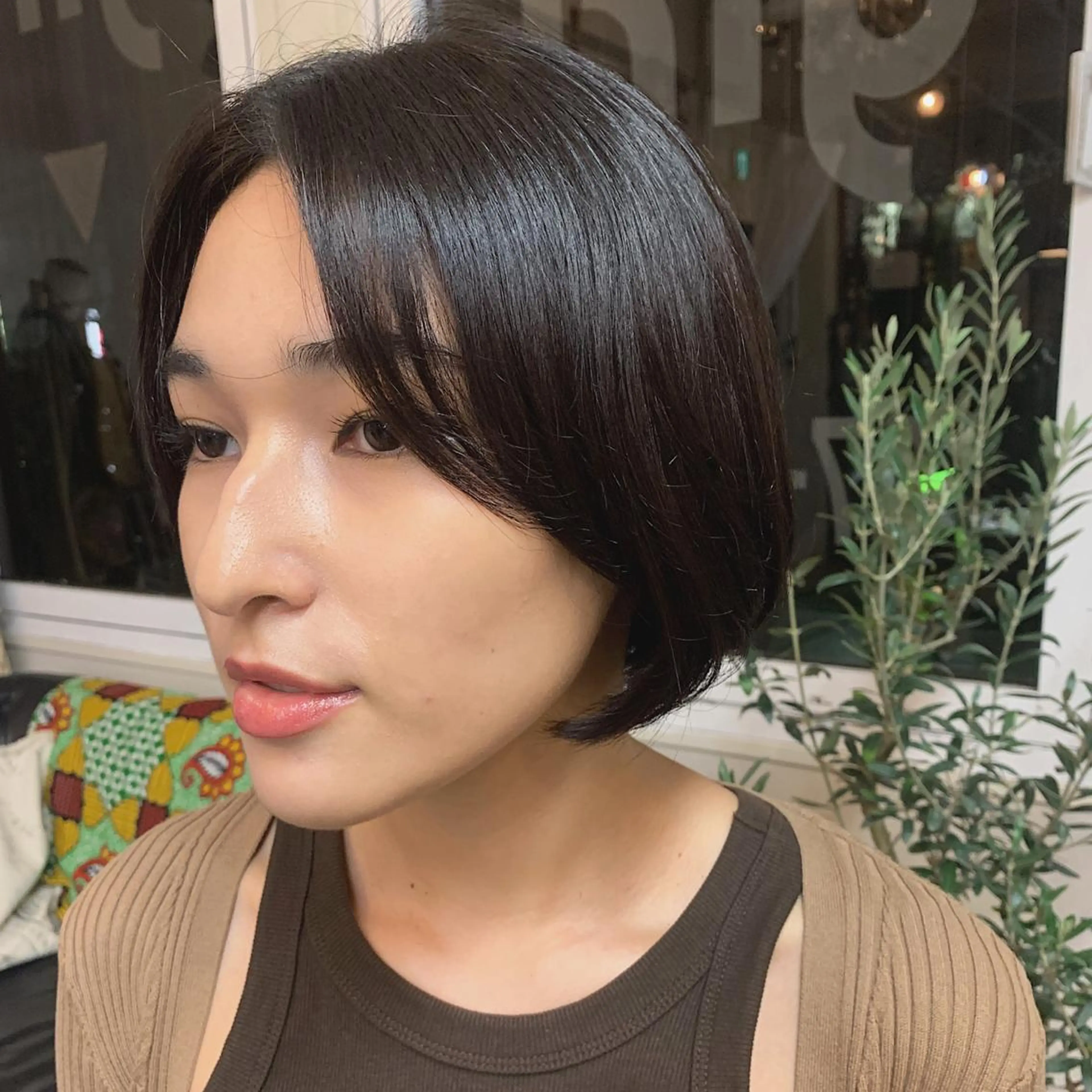 ショート パーマ 酸性ストレート ストレートパーマ 縮毛矯正 hair design girl所属・［girl］ MIKIのヘアスタイル