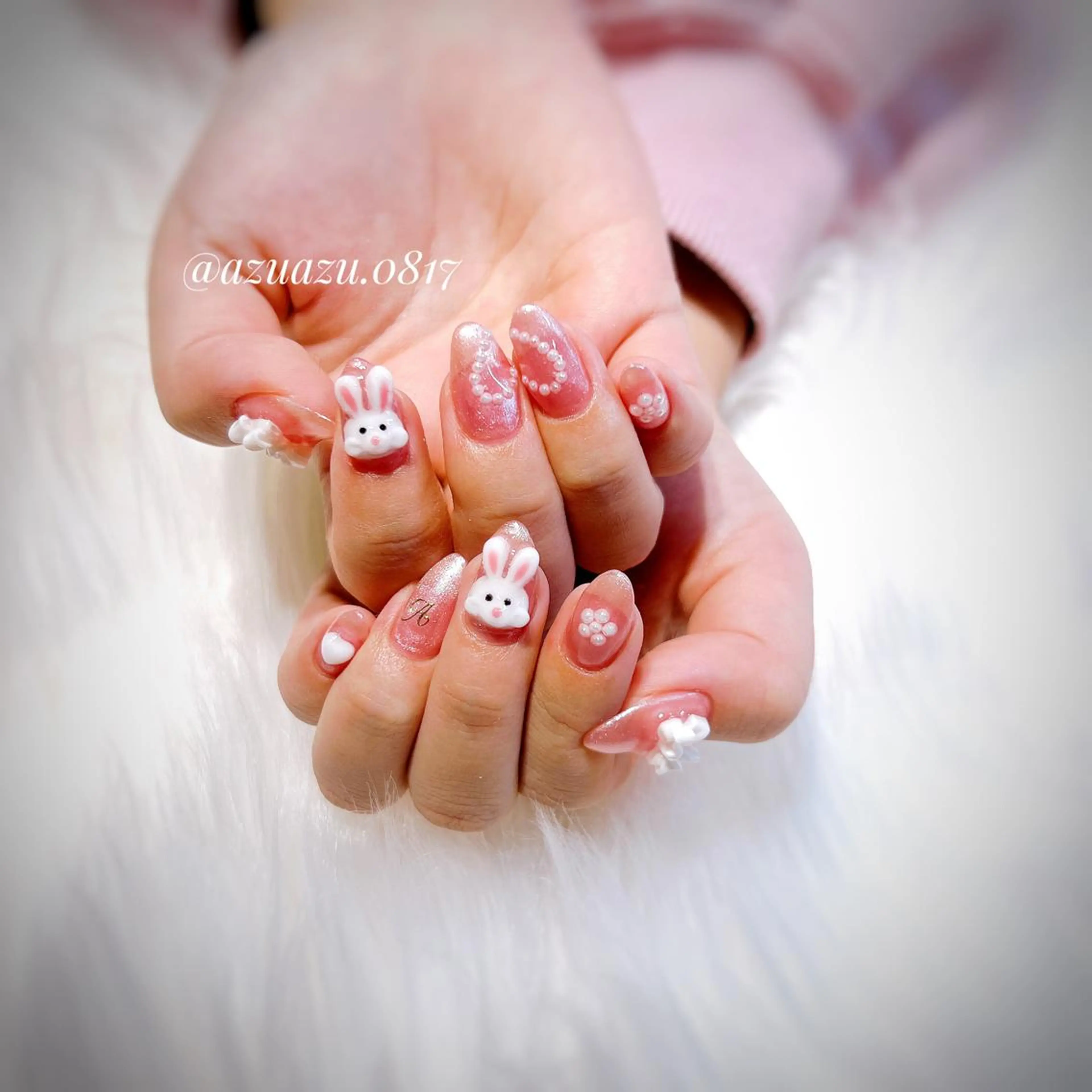 ネイル ジェルネイル ハンドネイル hair&nail ROOTS所属・ﾍｱﾒｲｸ&ﾈｲﾙ ♥️Azuのネイルデザイン