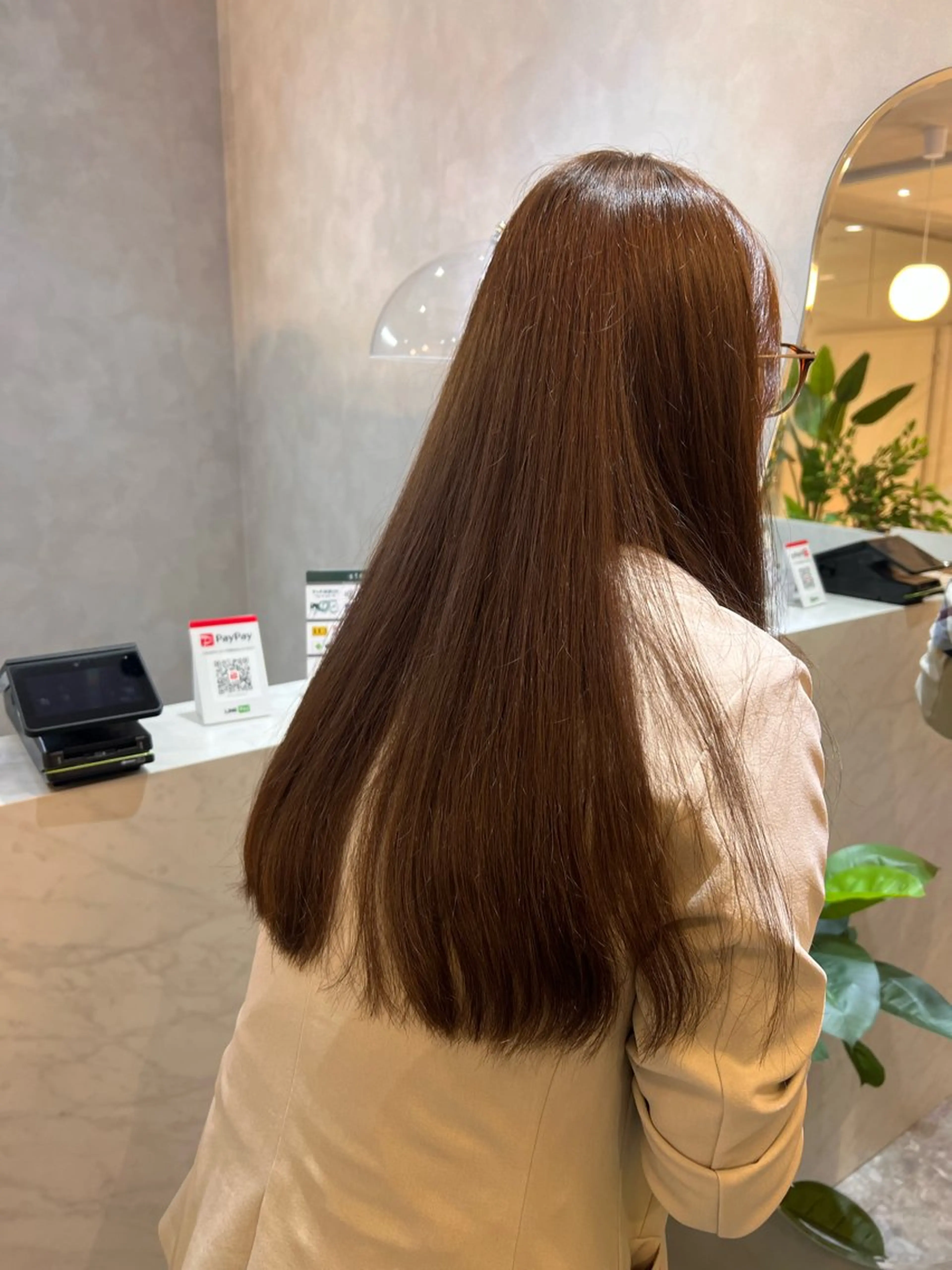 ロング トリートメント カット ヘアカラー トリートメント 💎透明感カラー/ 韓国ヘア💎KANAのヘアスタイル